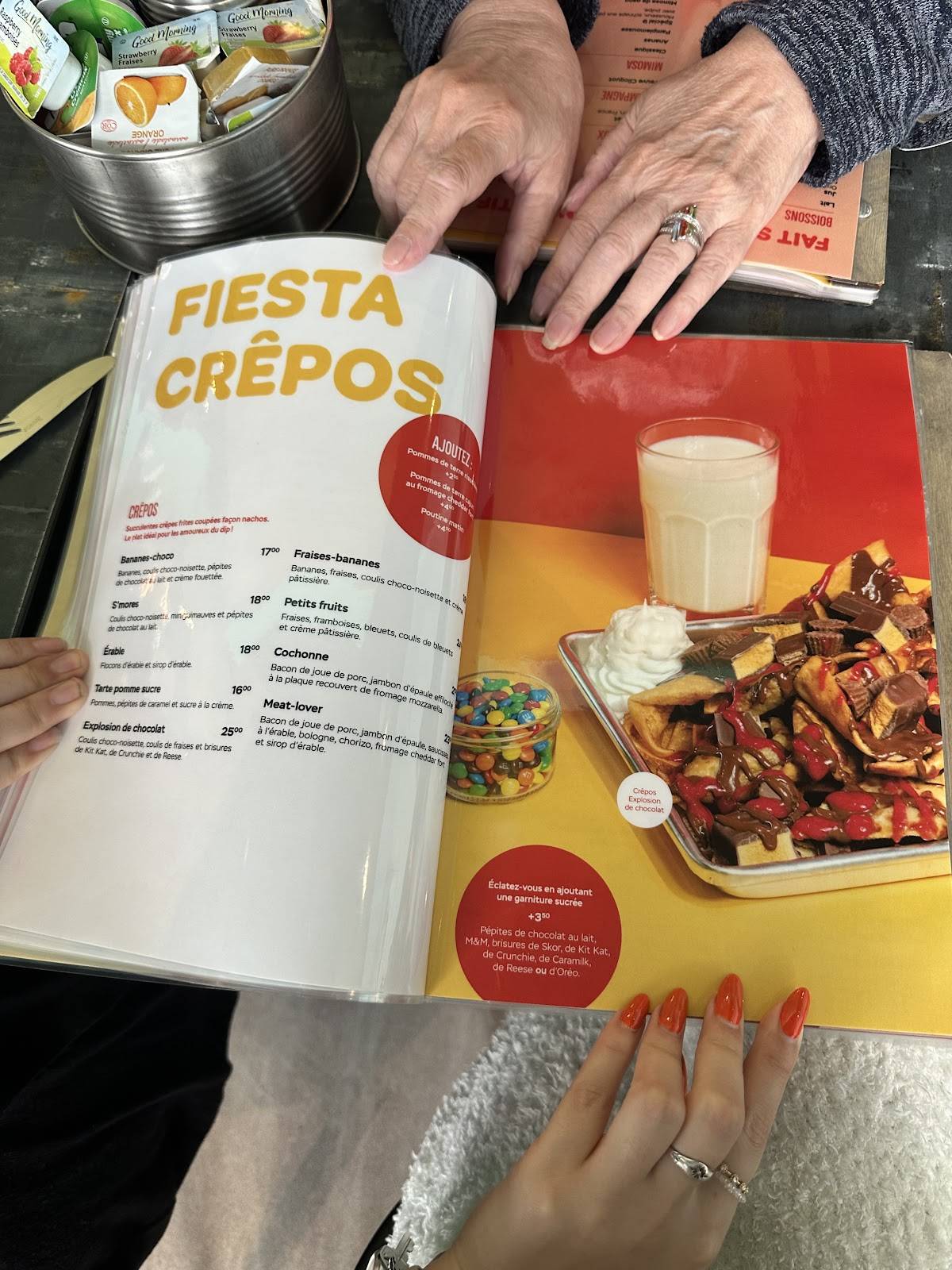 Menu de 9 resto déjeuner