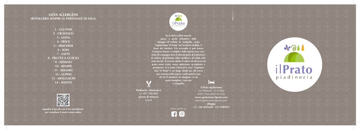 Menu de Ristorante Agriturismo Il Prato “fastfood”