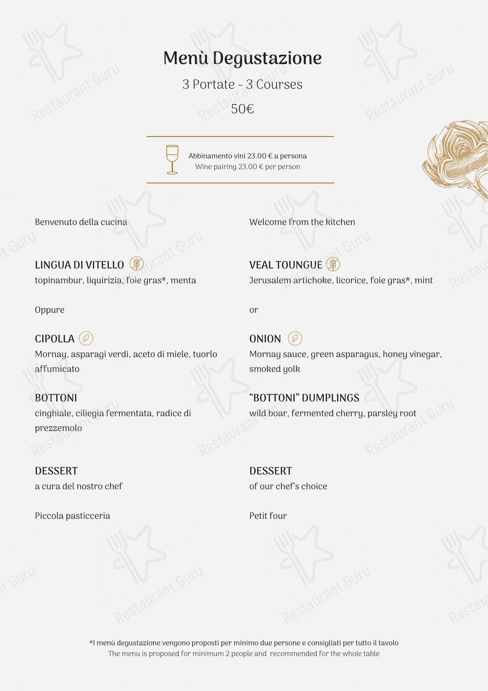 Menu bar per Ristorante Antiche Mura ristorante