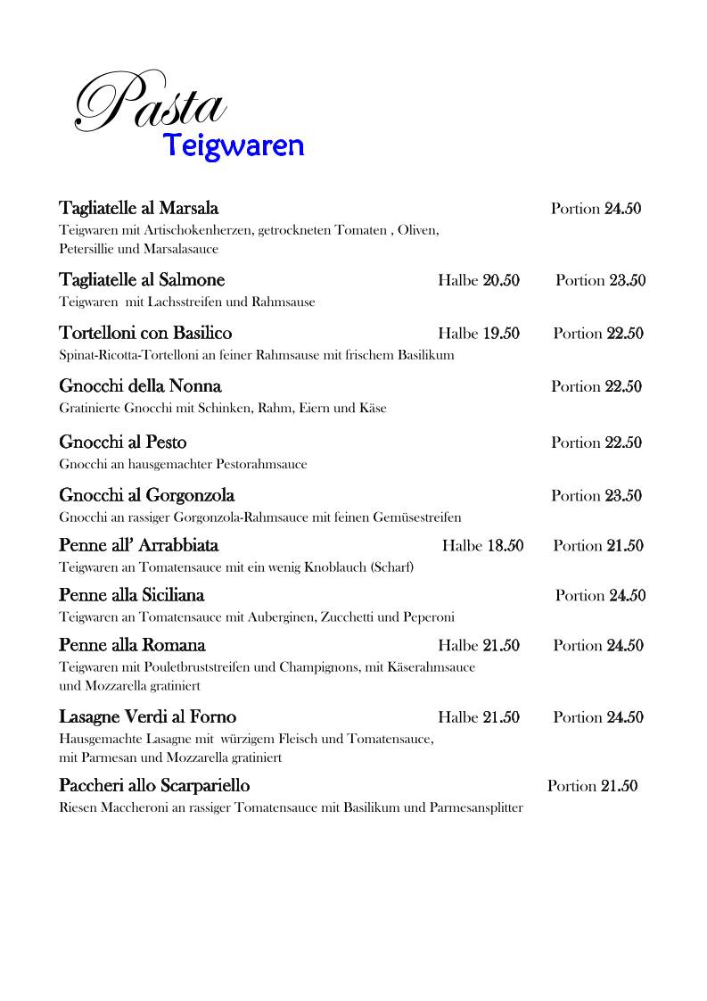 Menu di Ristorante Da Carlo 