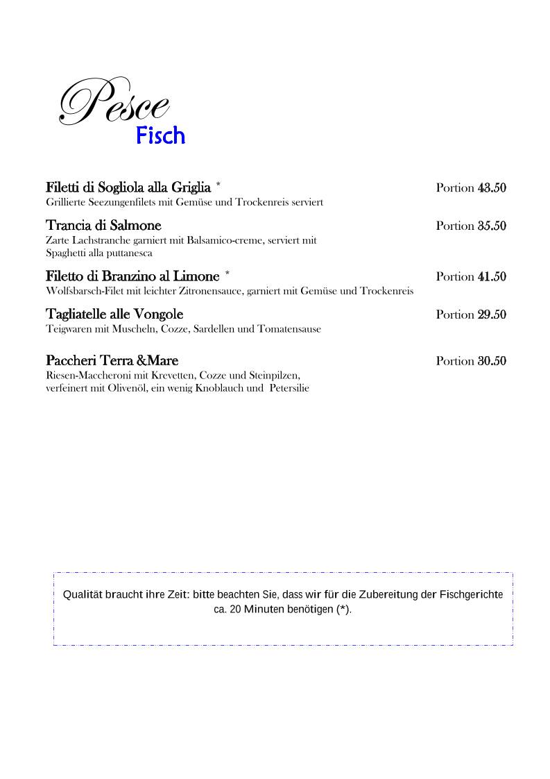 Menu di Ristorante Da Carlo 