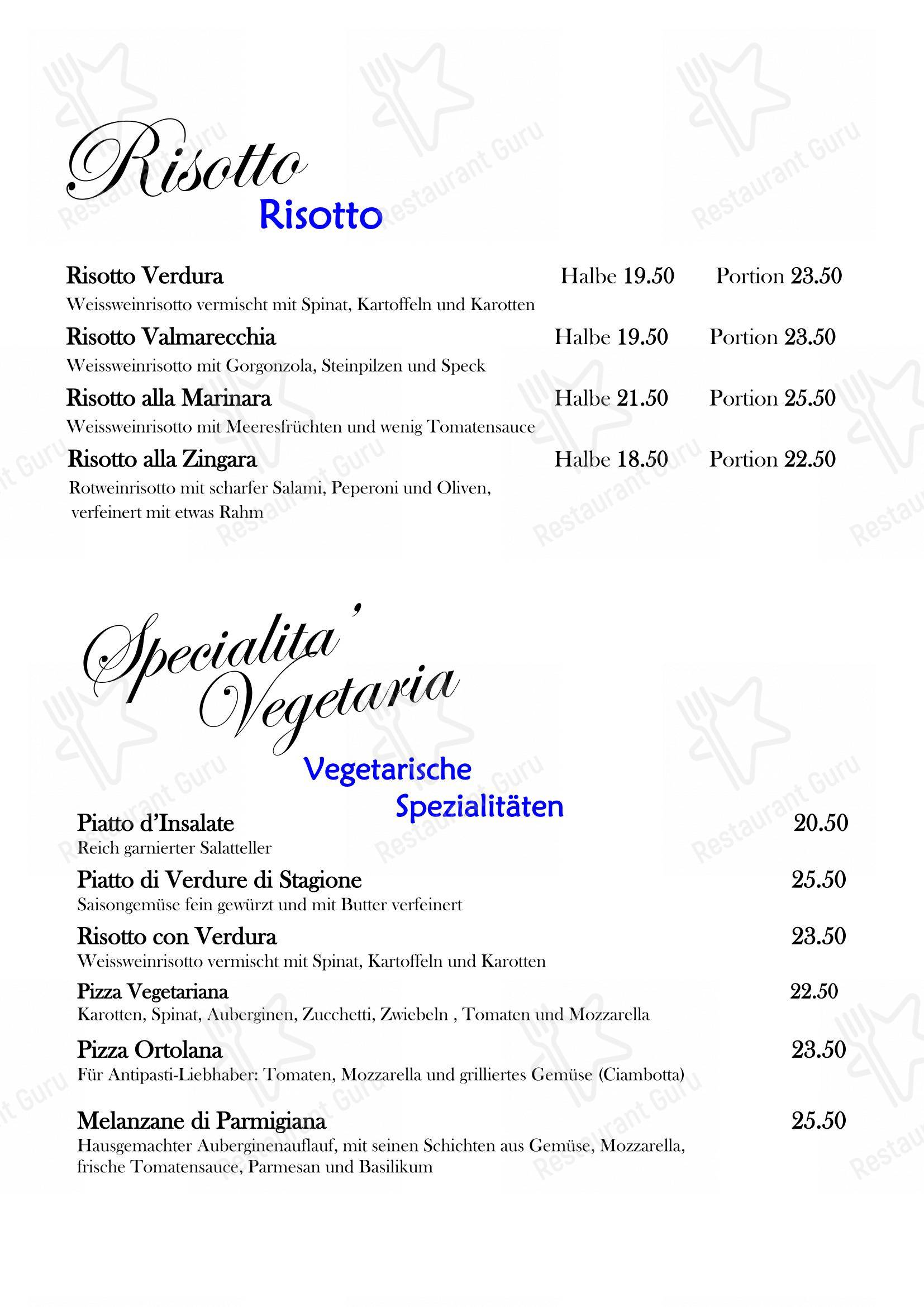 Ristorante Da Carlo in Berna - Menu bar