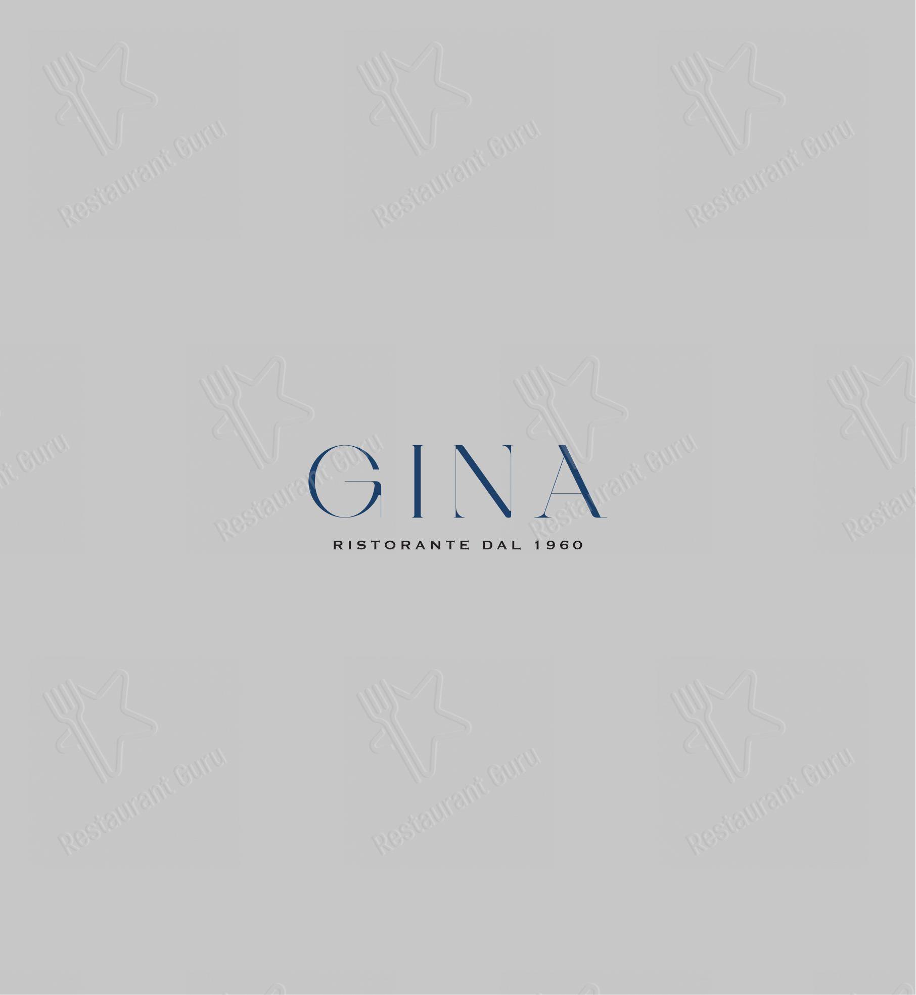 菜单 per Ristorante Gina in Fregene