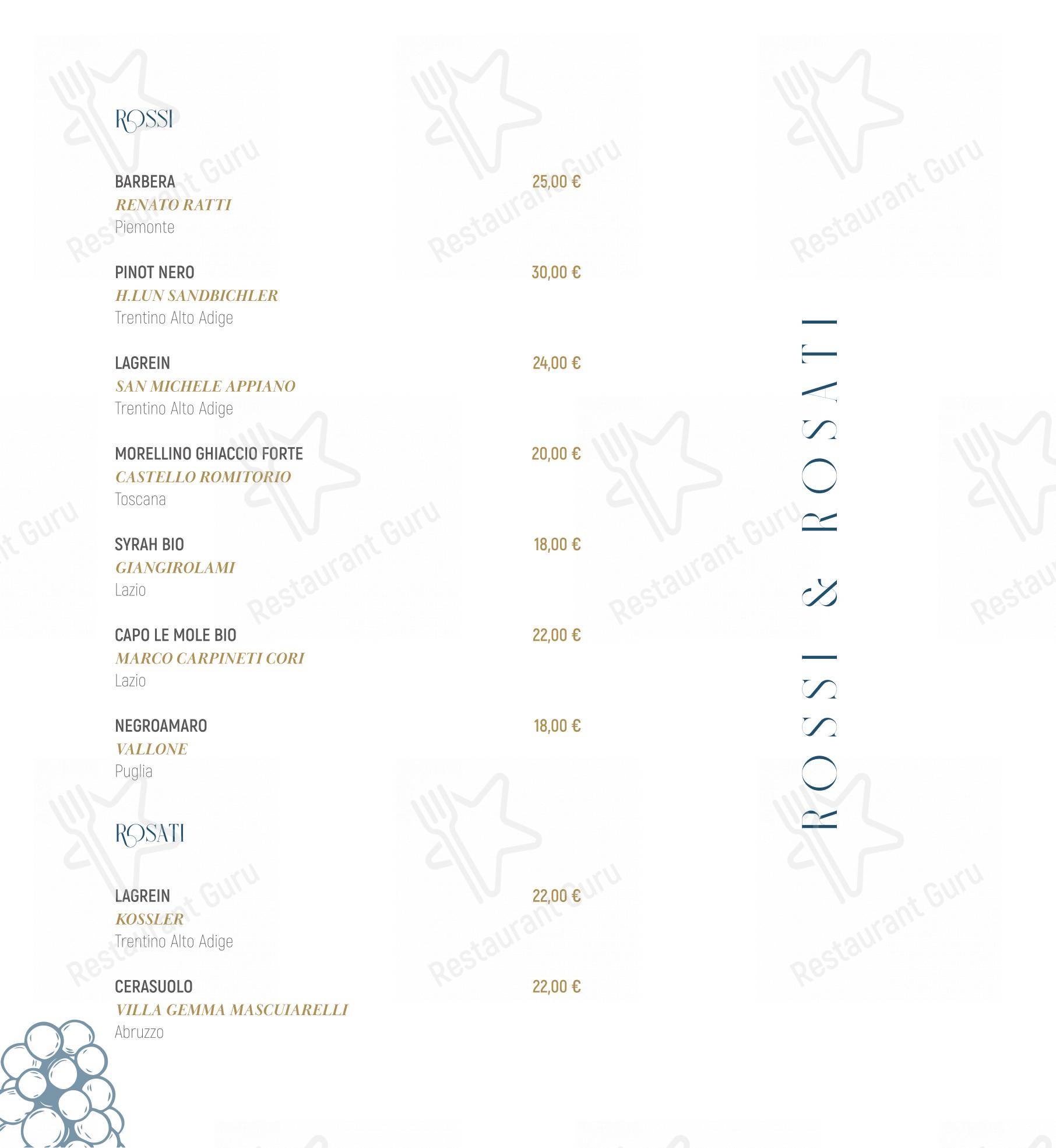 菜单 per Ristorante Gina in Fregene