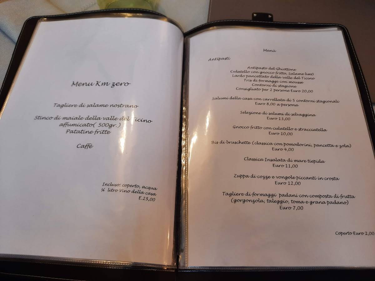 Menu di Pizzeria Griglieria Il Glicine 