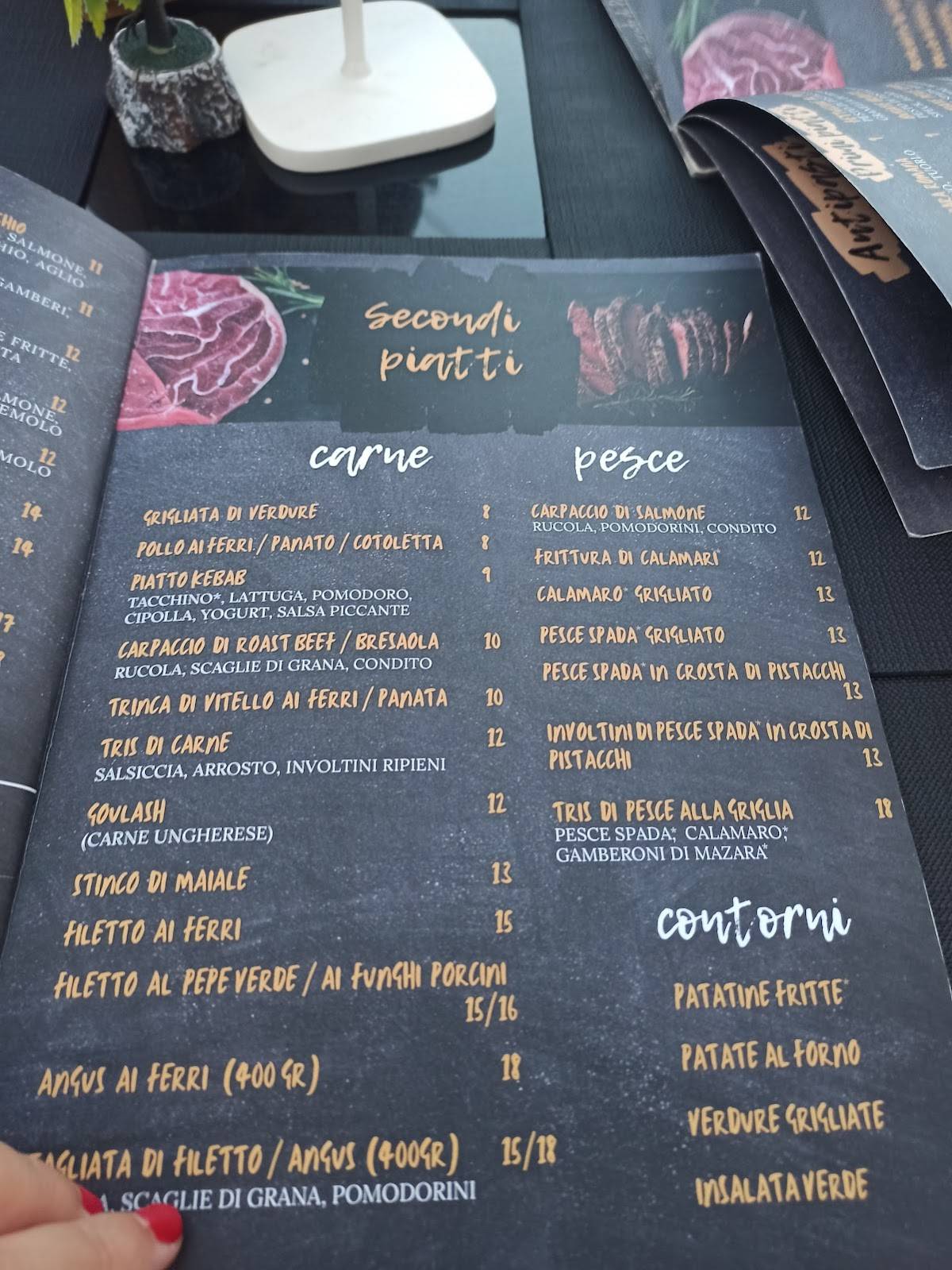 Menu di Maracanà pub 