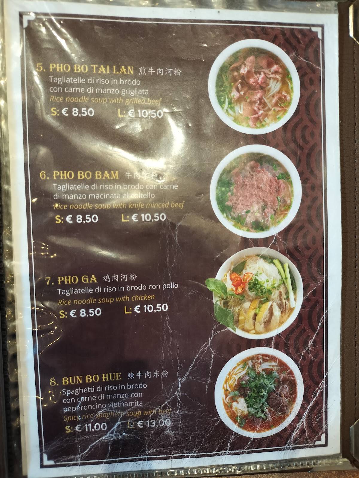 Menu di Ristorante Phở 1 