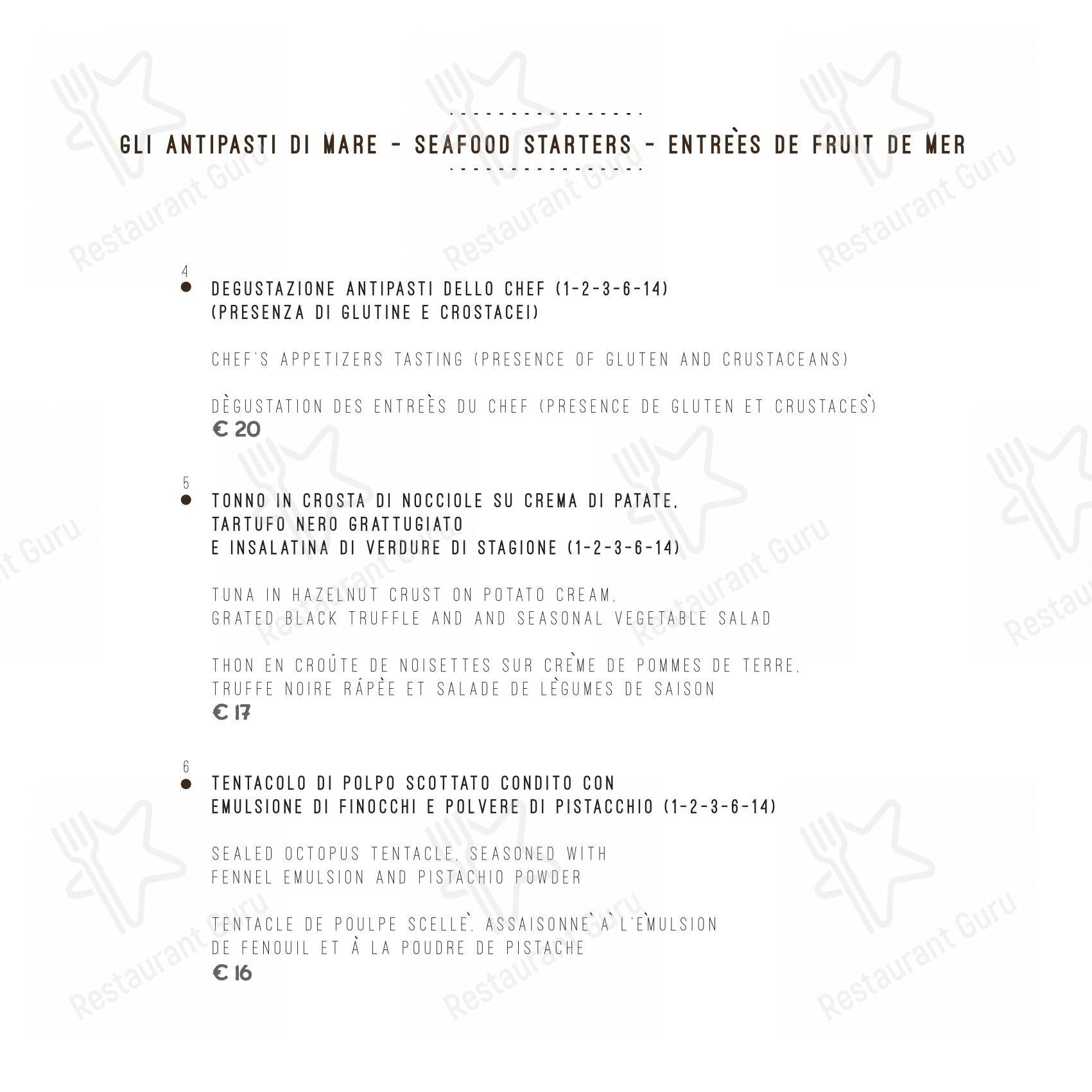 Menu bar per Ristorante Piazza Palmieri ristorante