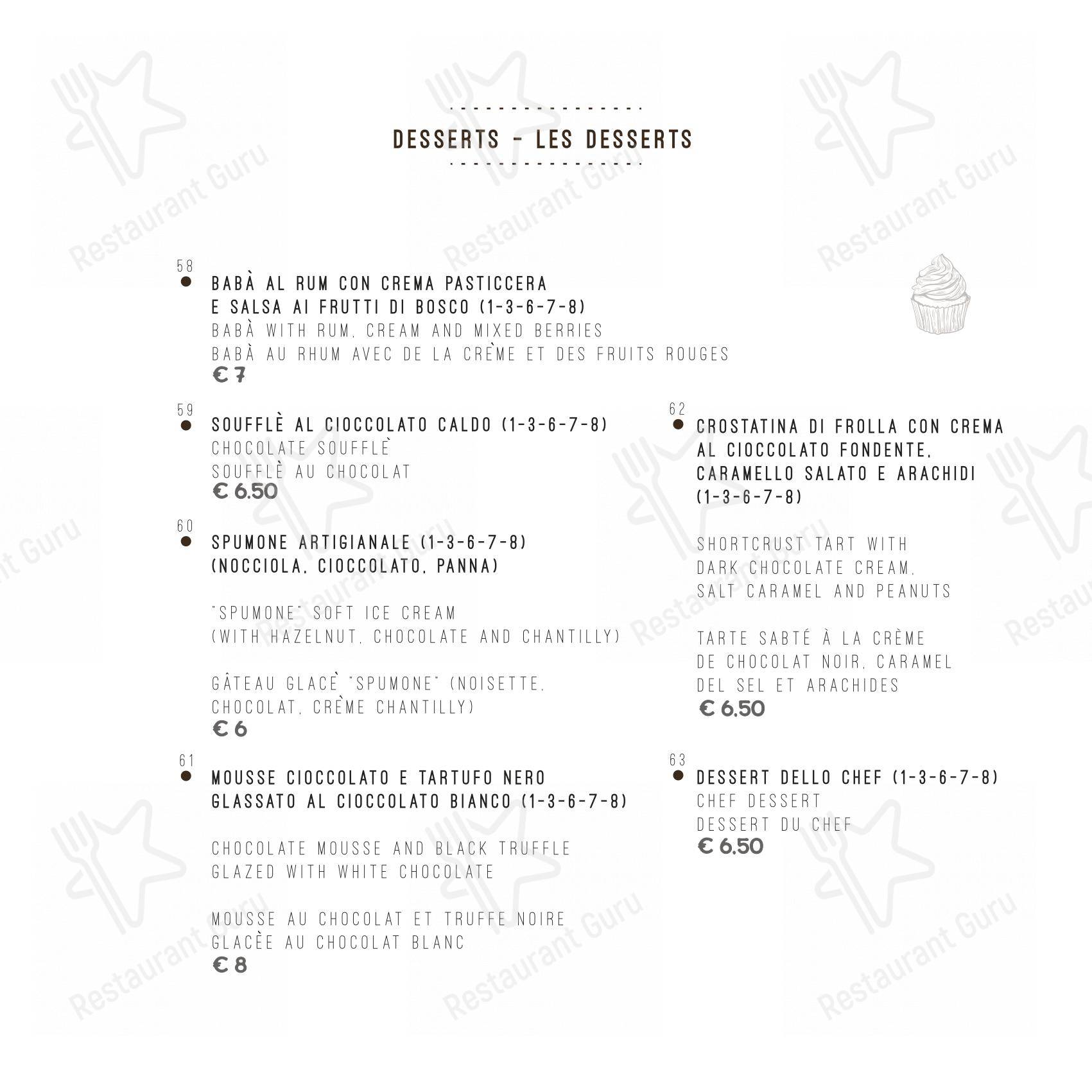 Menu bar per Ristorante Piazza Palmieri ristorante