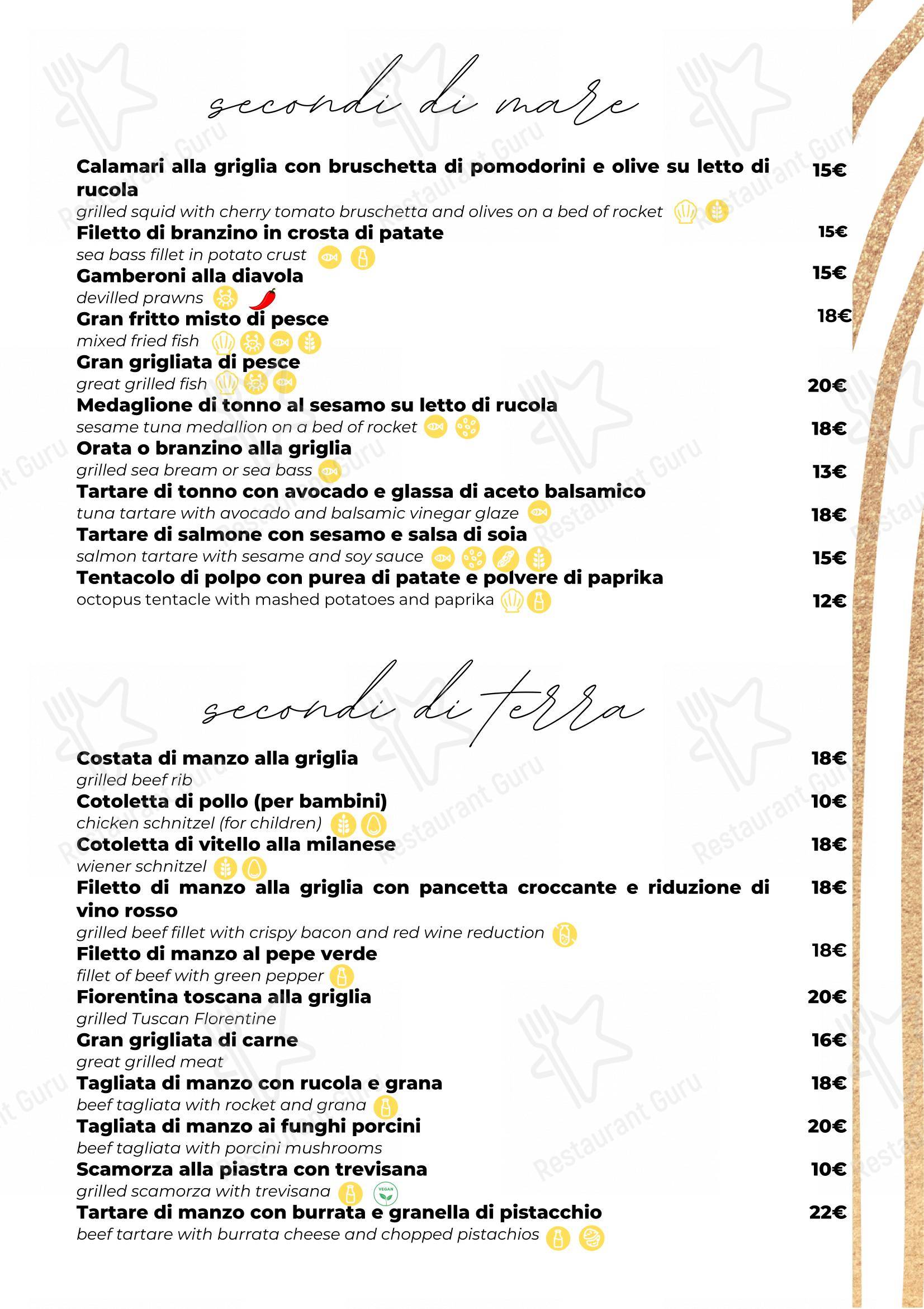 Menu per Ristorante Pizzeria Andromeda in Cesano Boscone