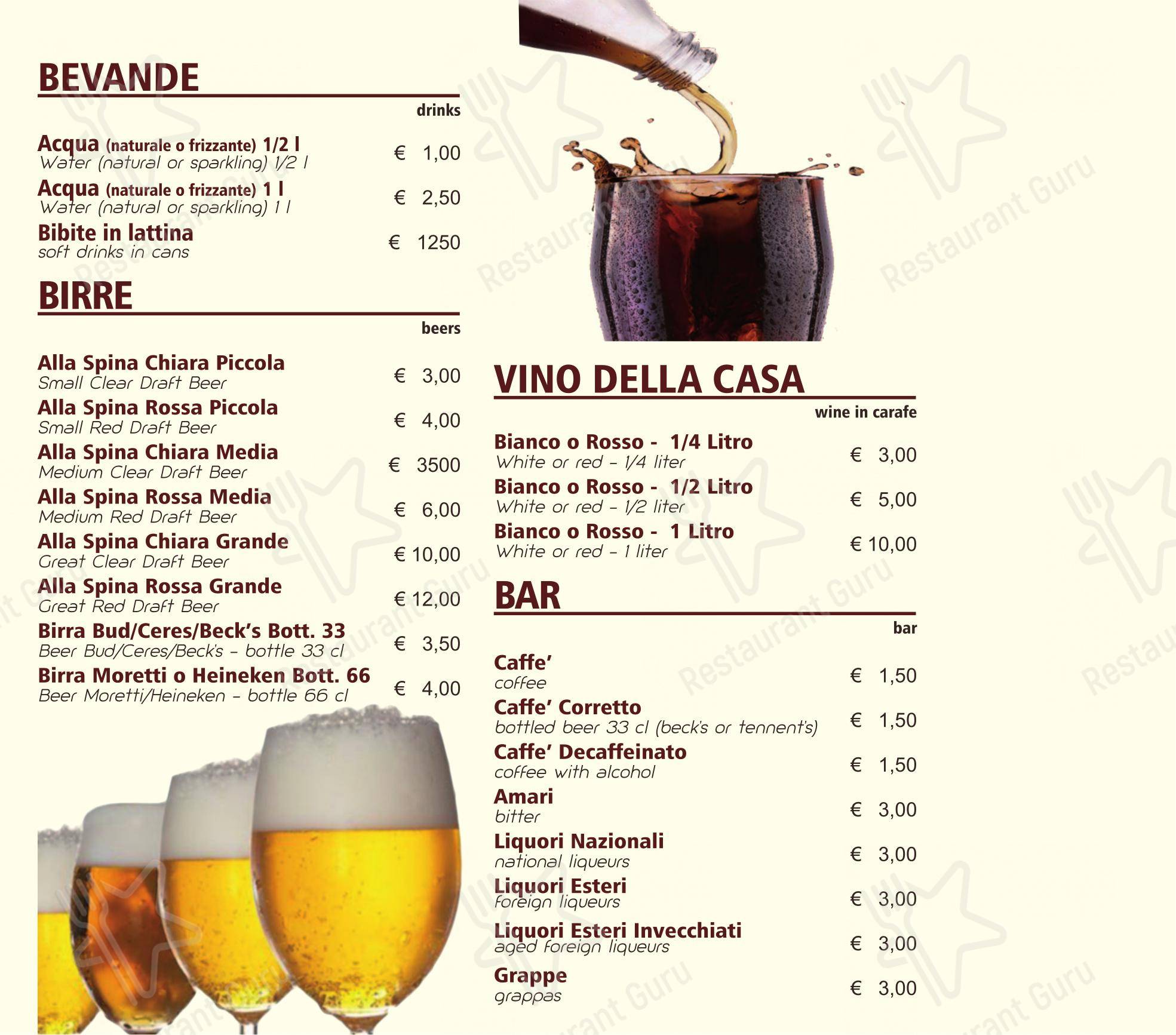 Ristorante Pizzeria Il Pescatore 4 in Casale Monferrato - Menu