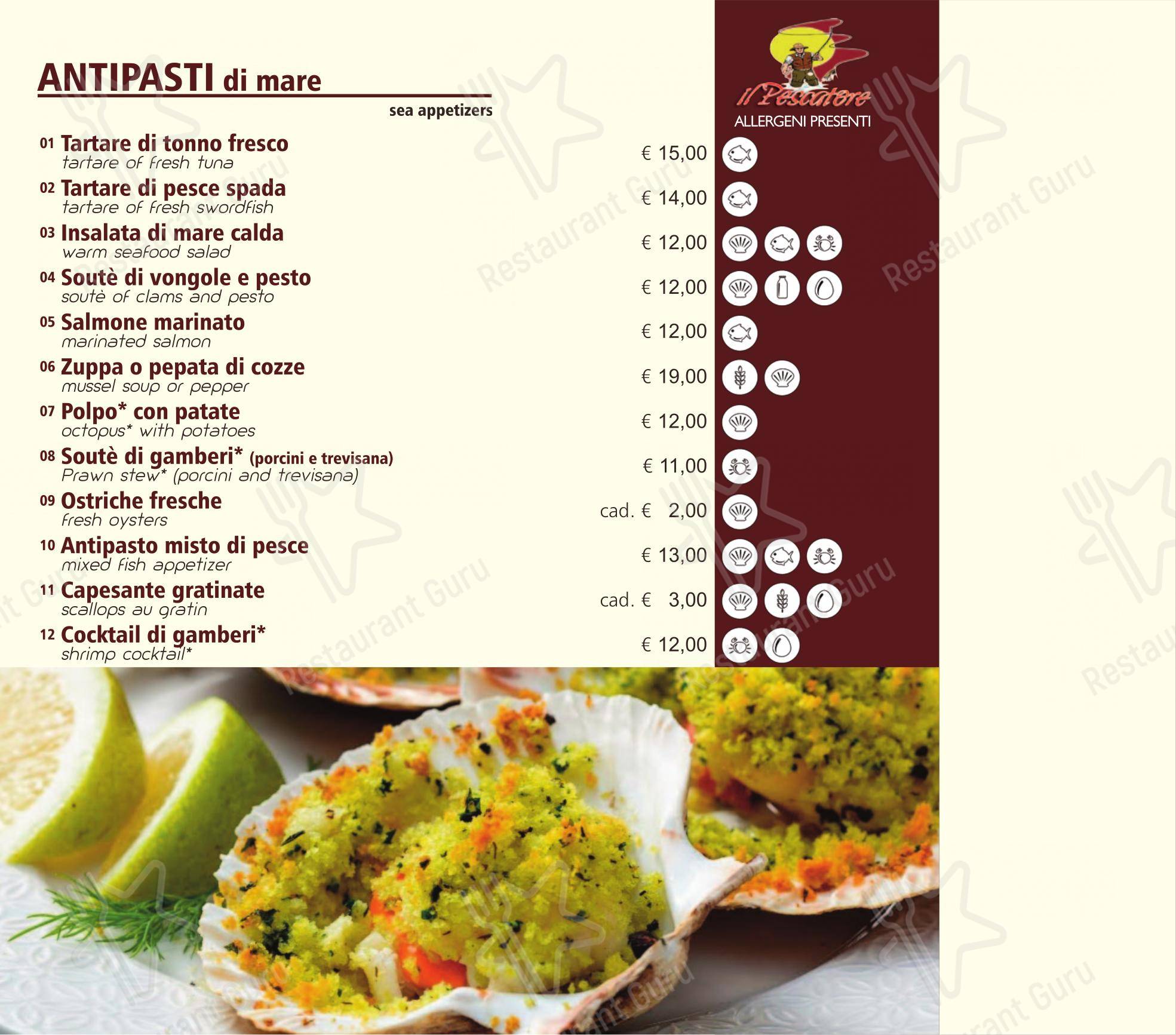 Menu di Ristorante Pizzeria Il Pescatore 4 - Menu