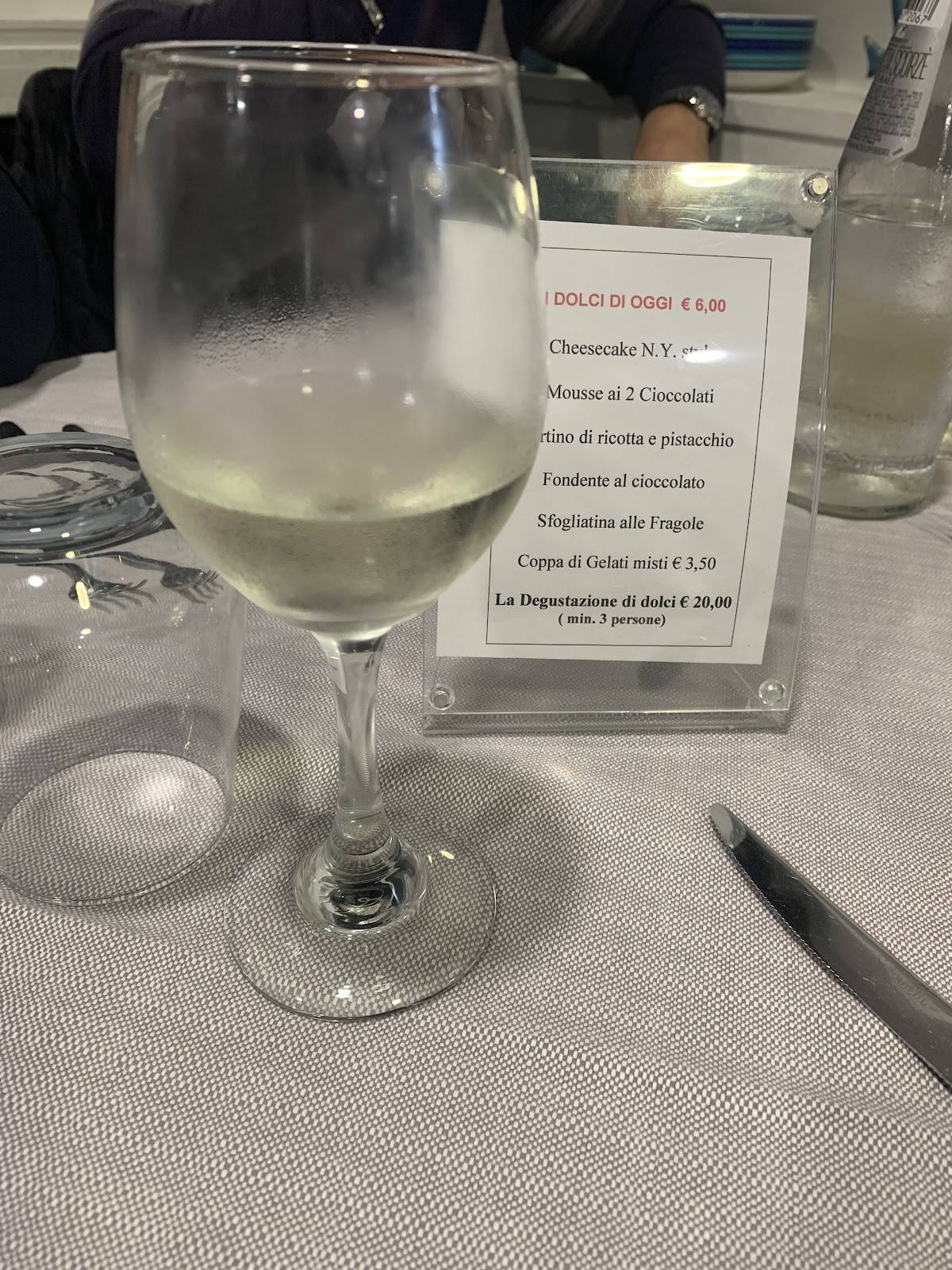 Menu di Ristorante Ruscelli cucina di mare e pizzeria 