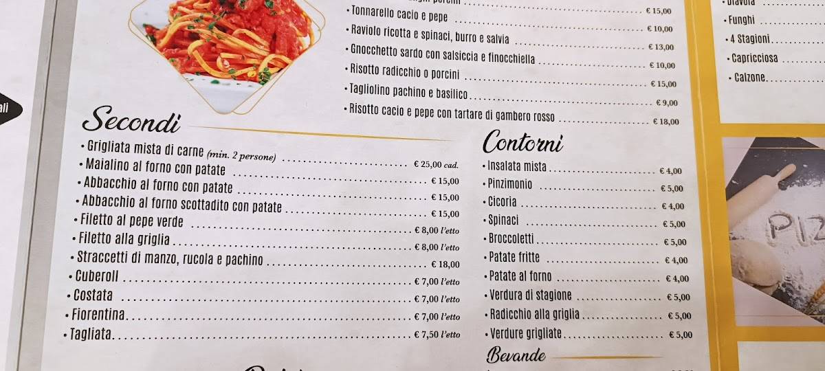 Menu di Ristorante Sa Tanca 