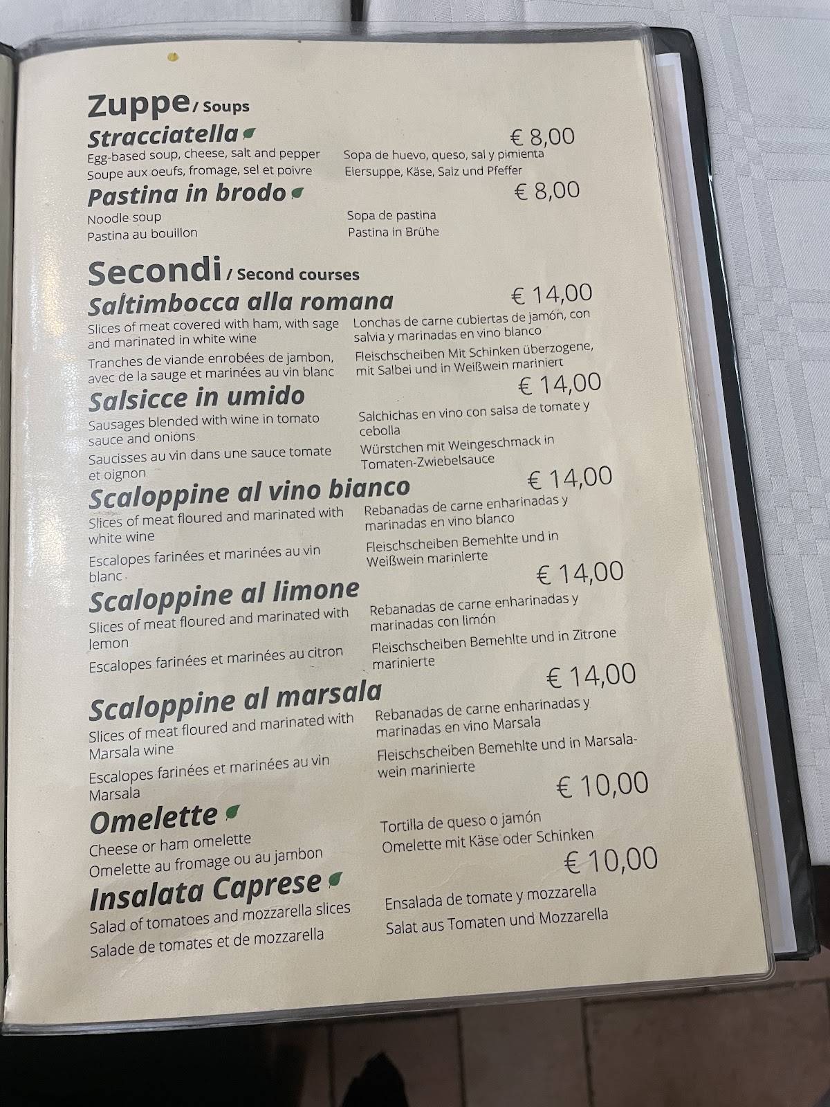 Menu di Museum Restaurant 