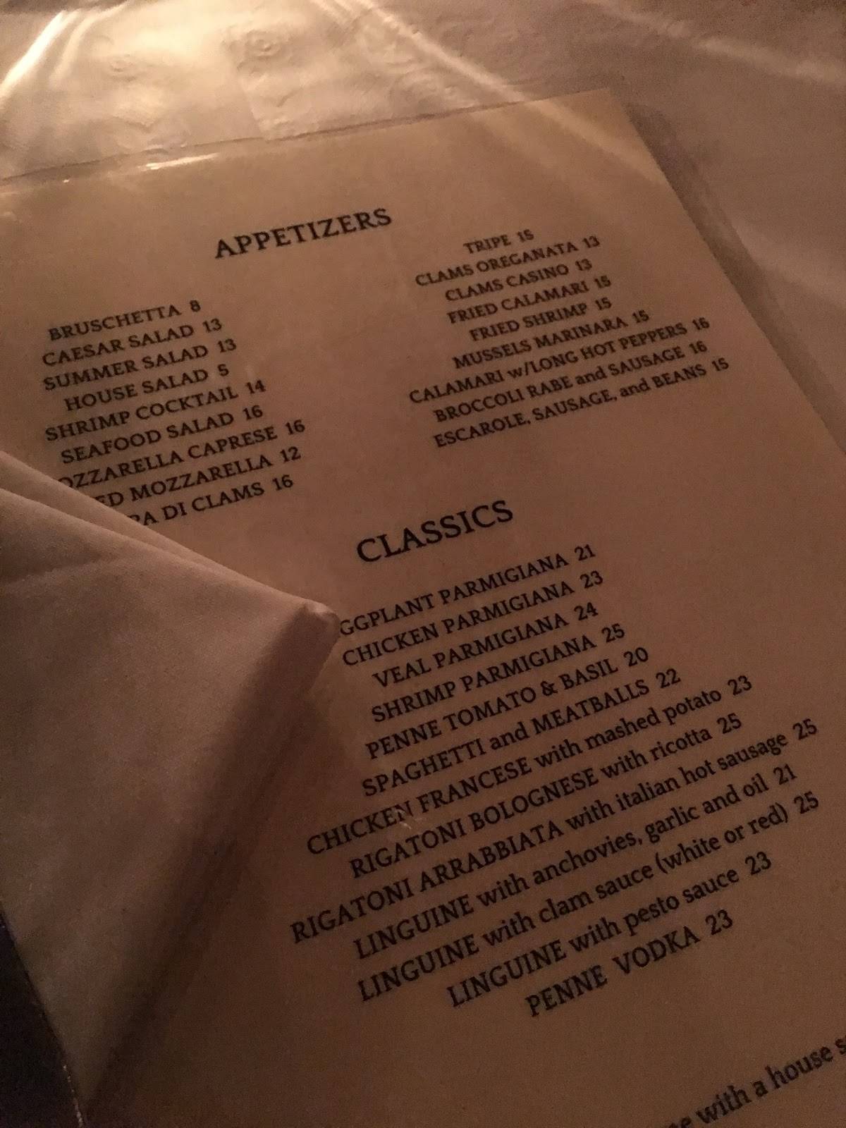 Menu at Rockafellas by the Sea The Market cafe, Seaside Heights