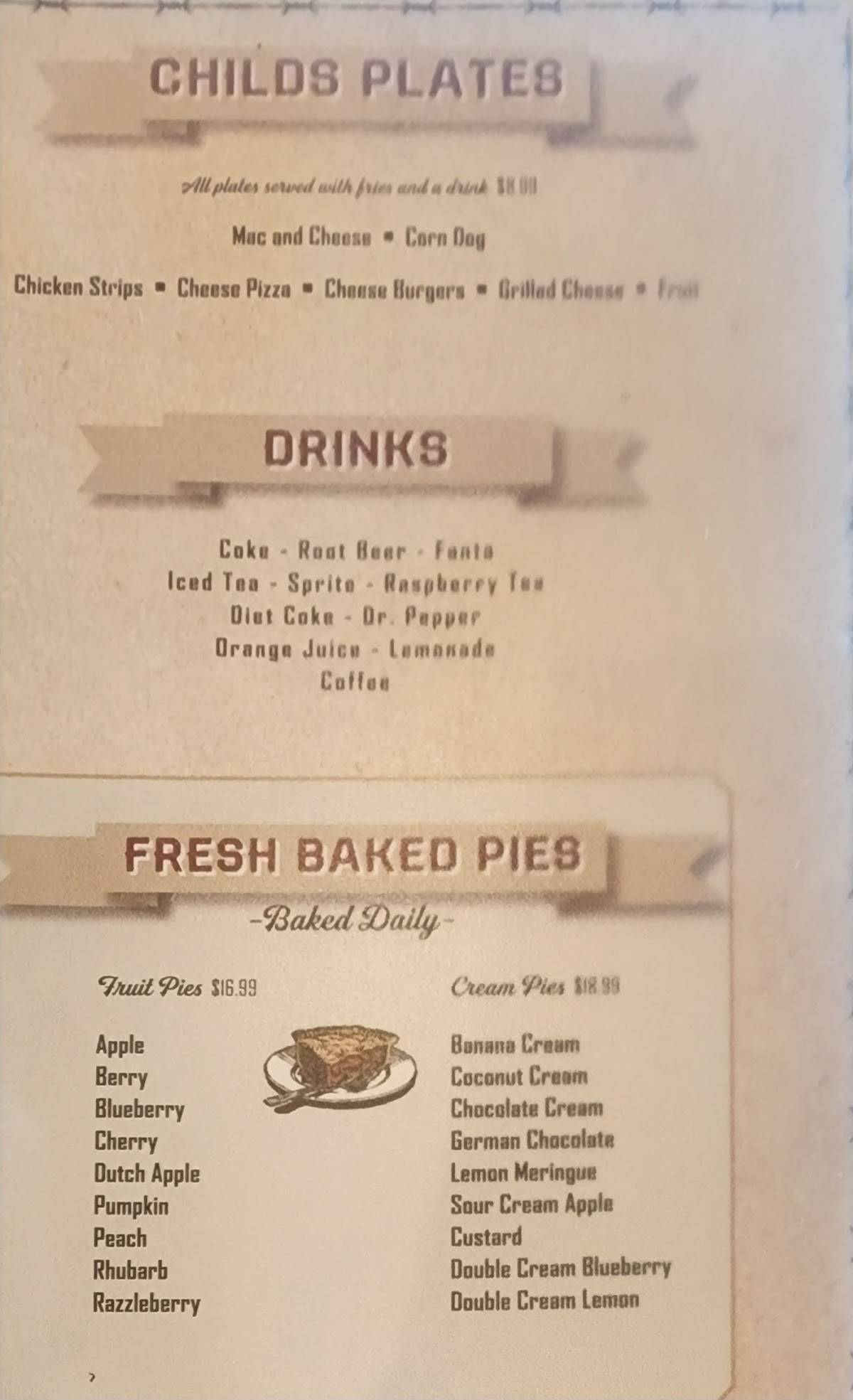 Menu at Rocking K Ranch pub & bar, Hemet