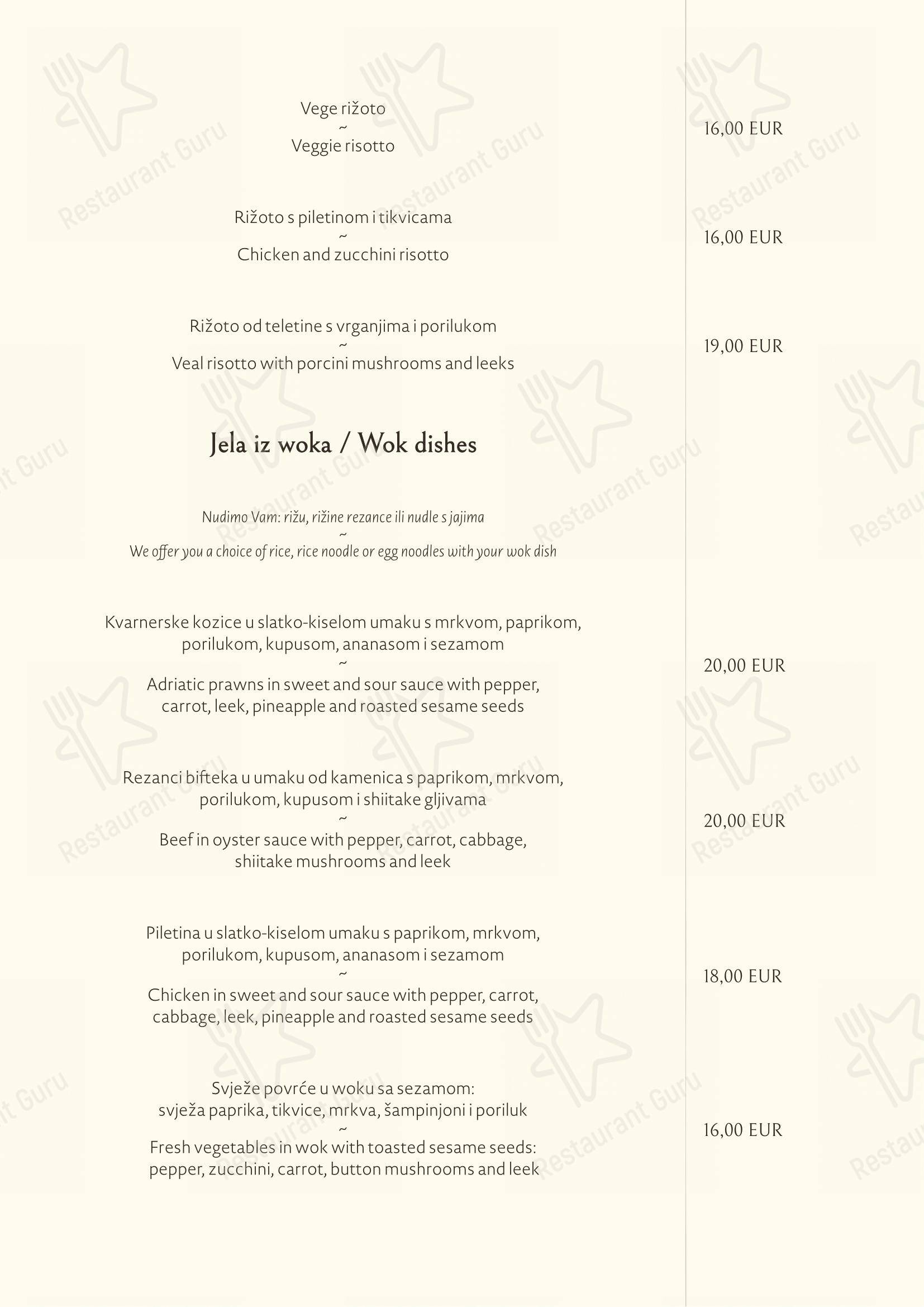 Menu di Roko - Menu bar