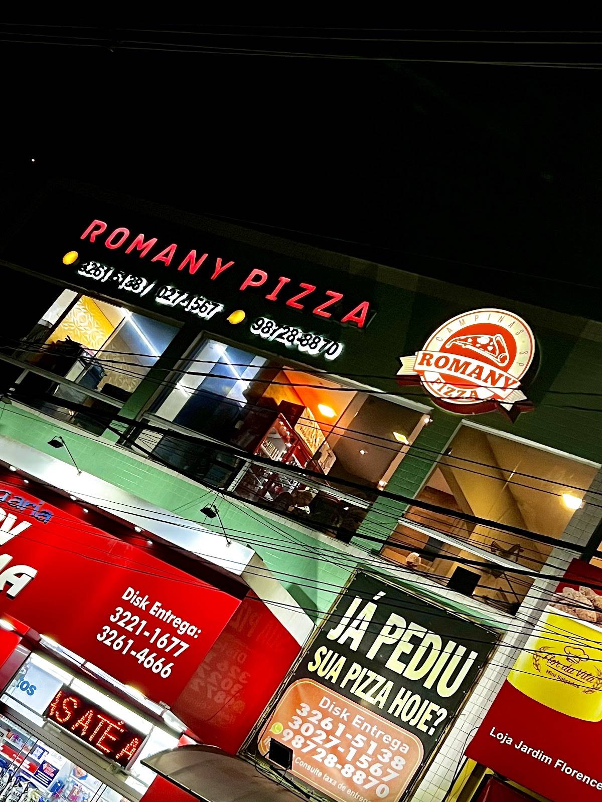 Romany Pizza cardápio