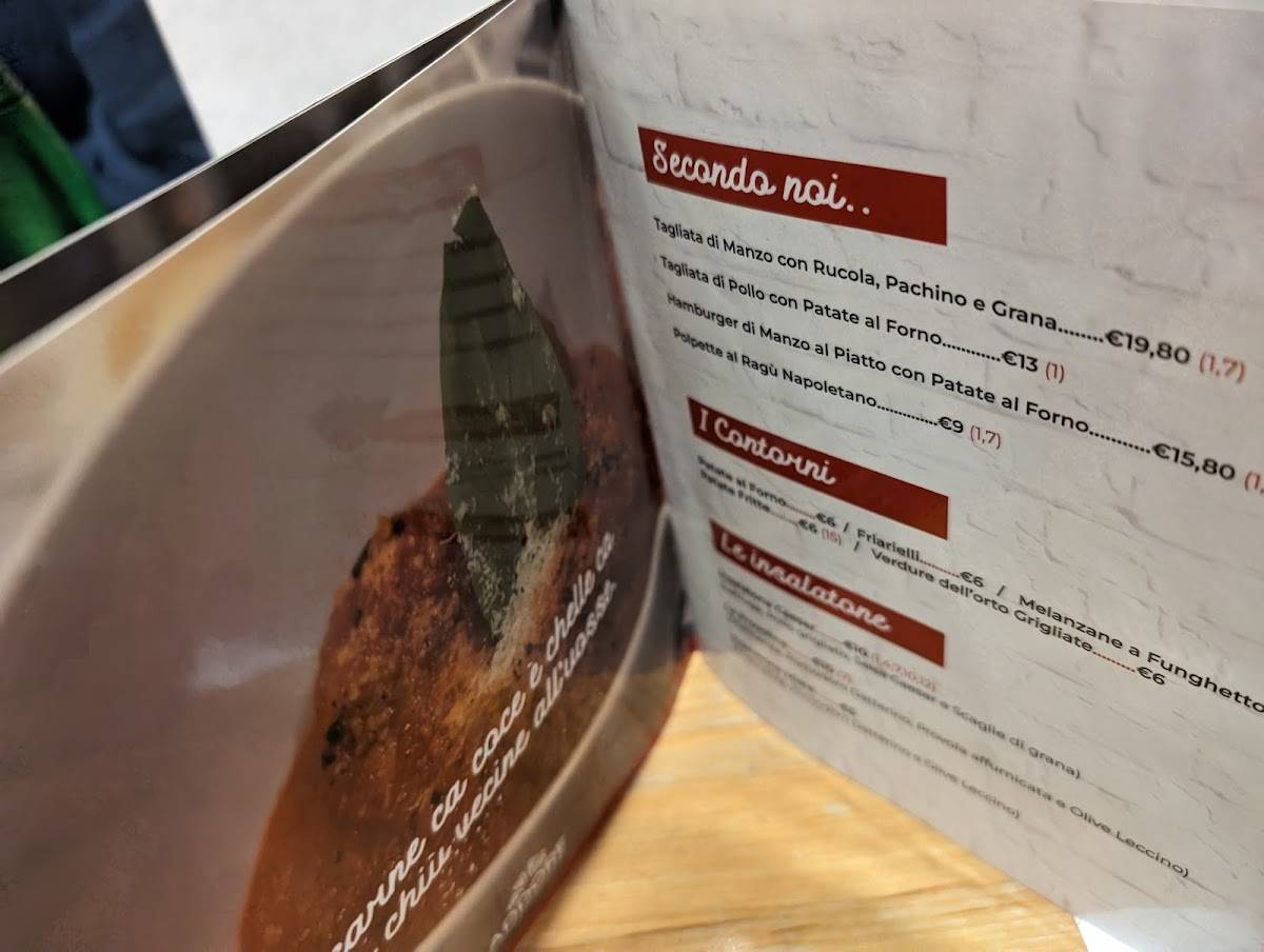 Menu di Addore - Eur 