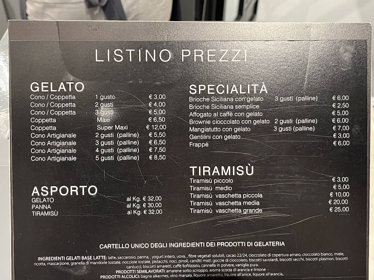 Menu de Come il Latte