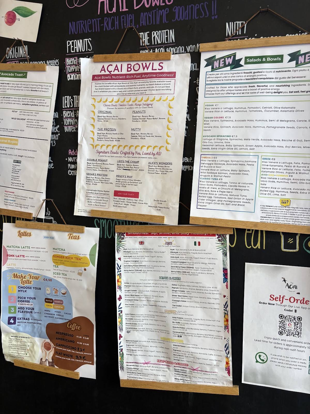 Menu di Very Açai 