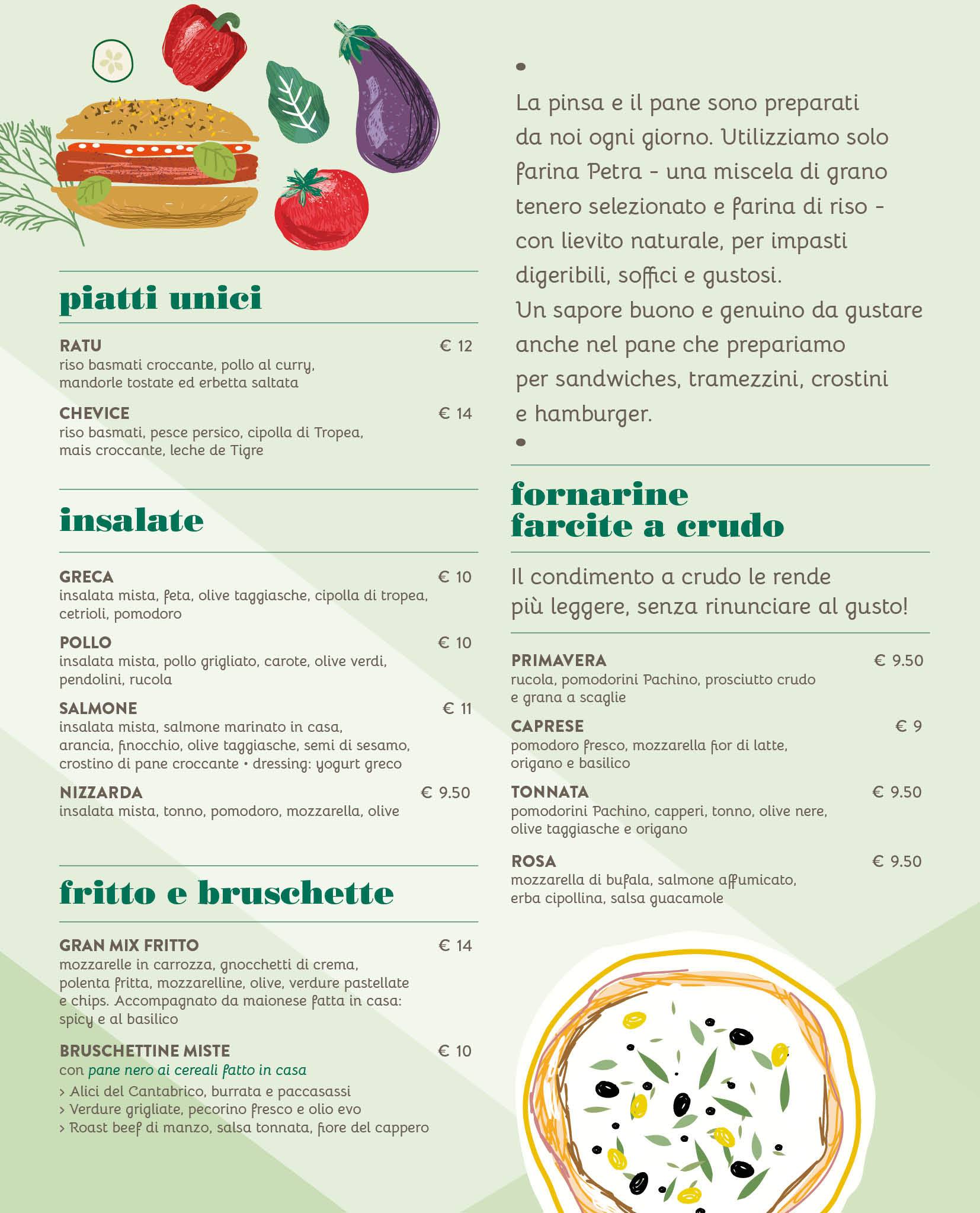 Menu di Rosa Cremeria Food 