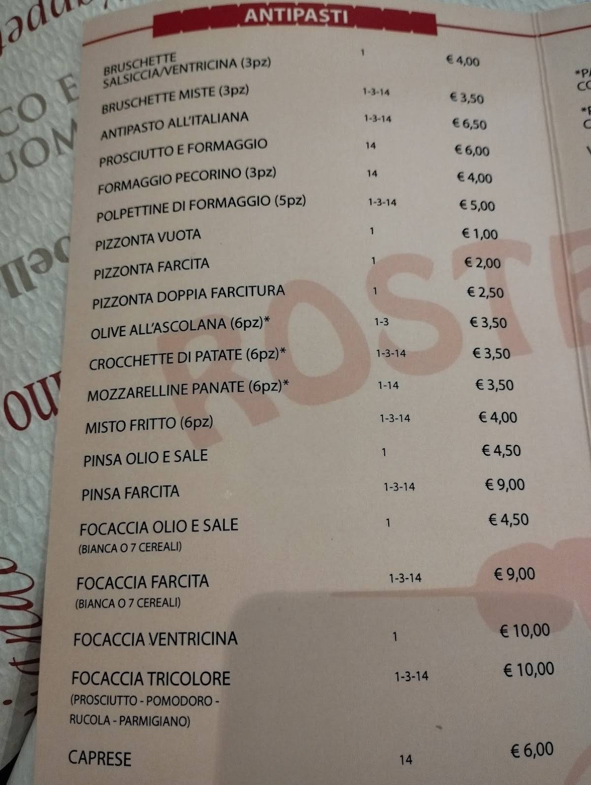 Menu di Rostellando 2.0 