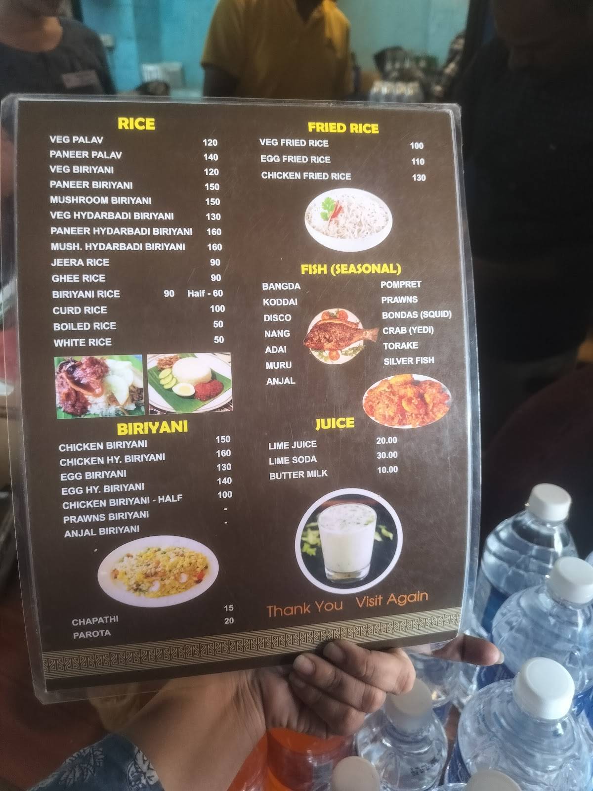 Ruchitha Restaurant menu