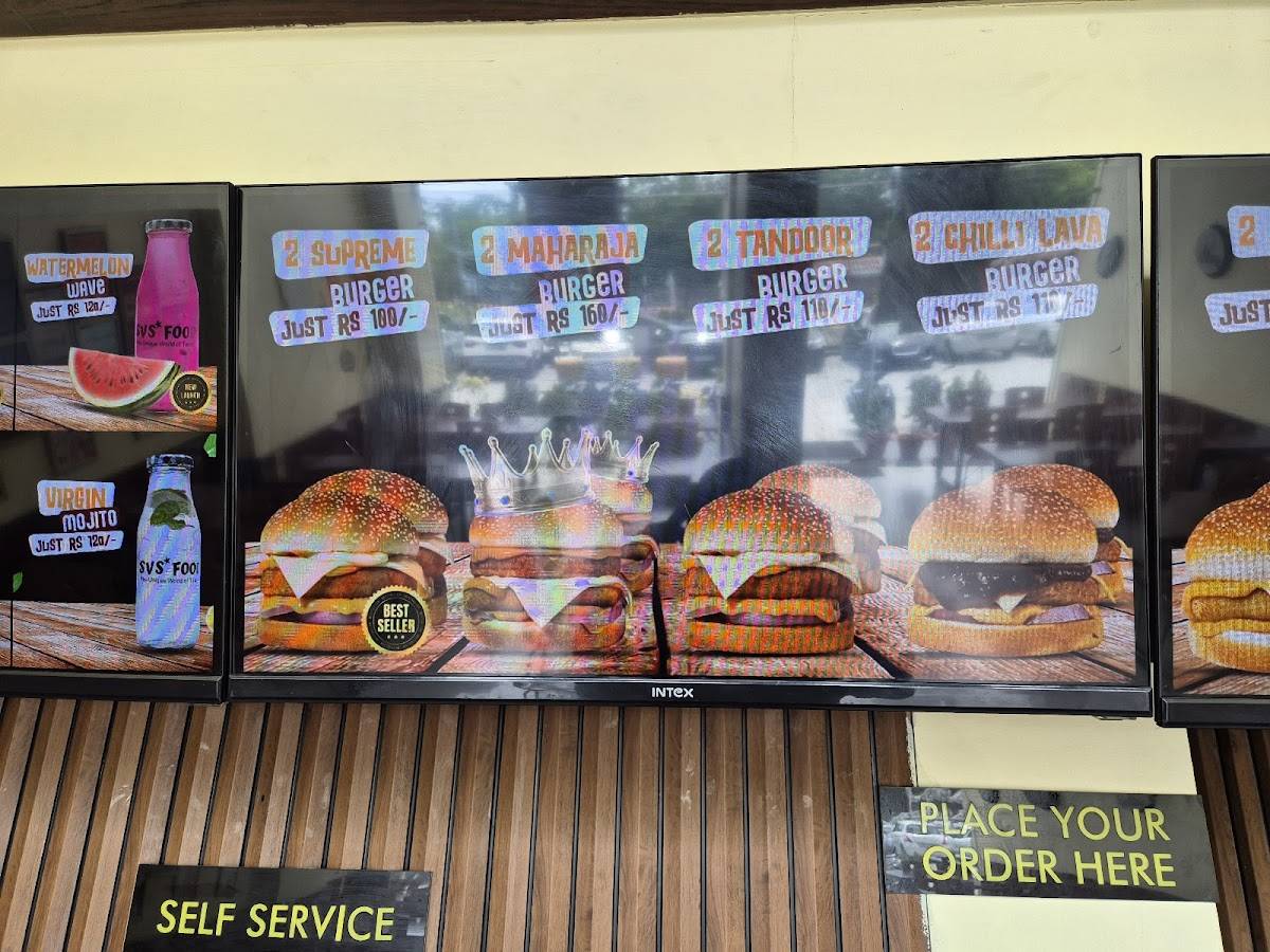 SVS FOOD menu