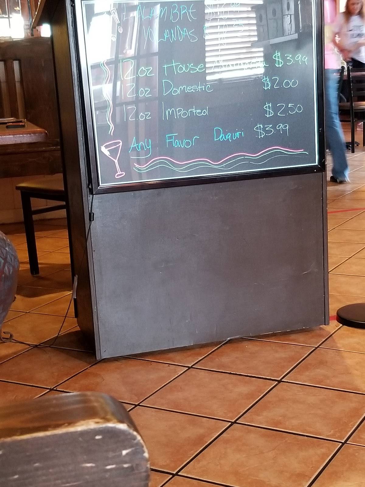 Menu at Salsa's Grill restaurant, Mountain Home, 965 Hwy 62 E