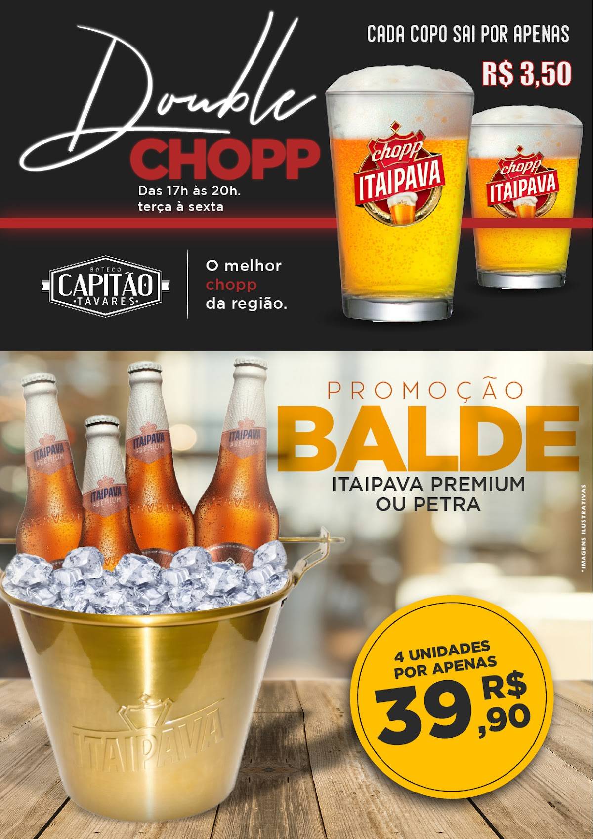 Boteco Capitão Tavares cardápio