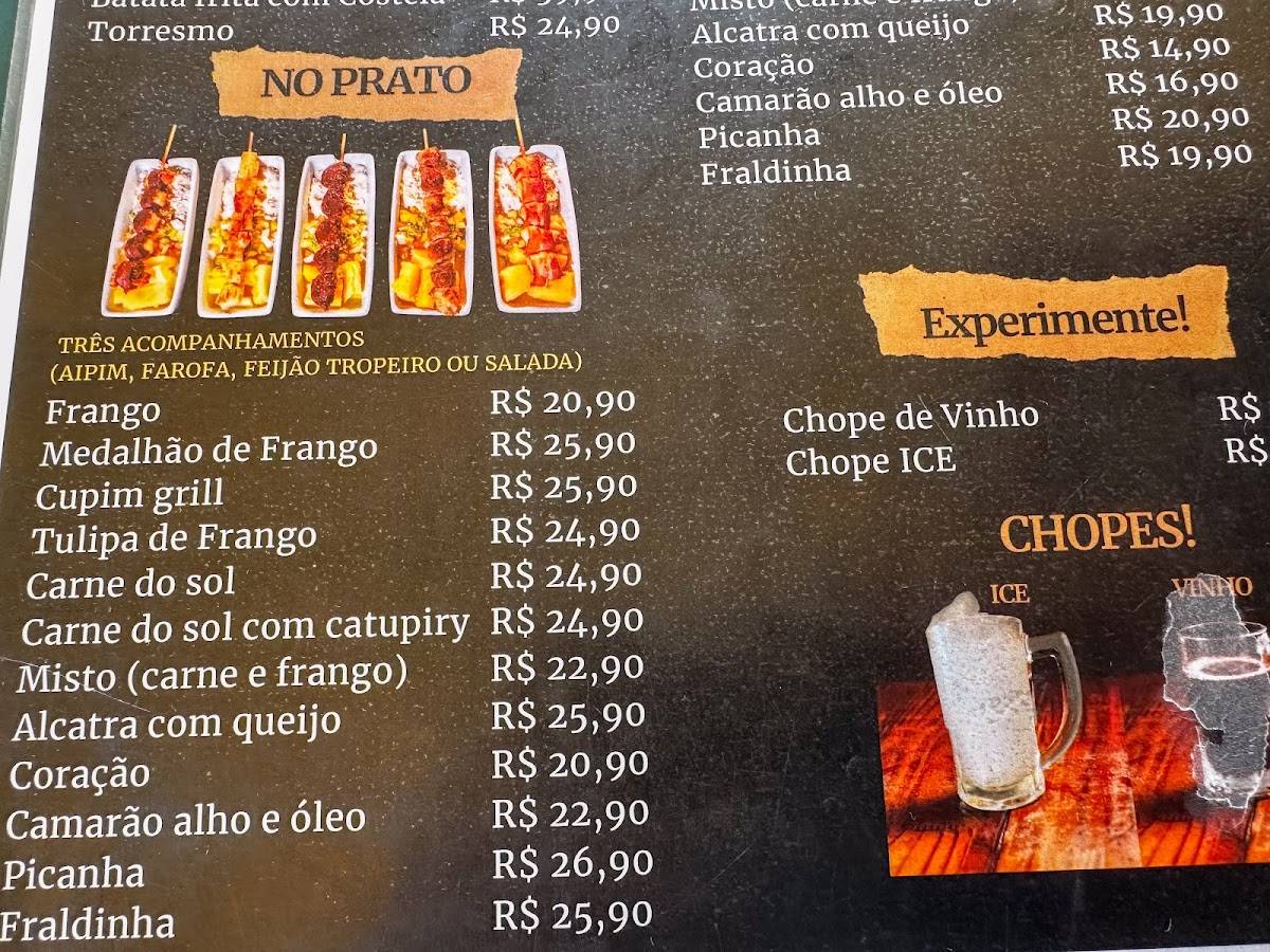 Rei do Pirão - Amaralina cardápio