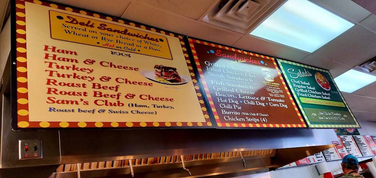 Menu at Sam's Deli Diner restaurant, Houston, B Katy Fwy