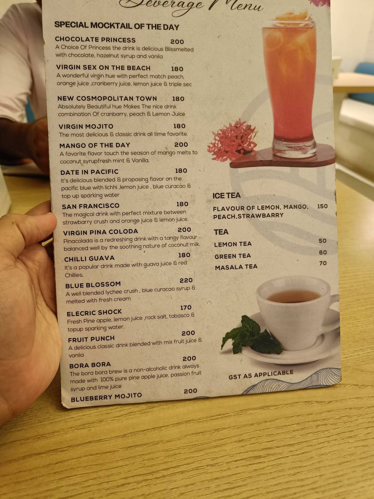 Santorini Cafe and Kitchen menu