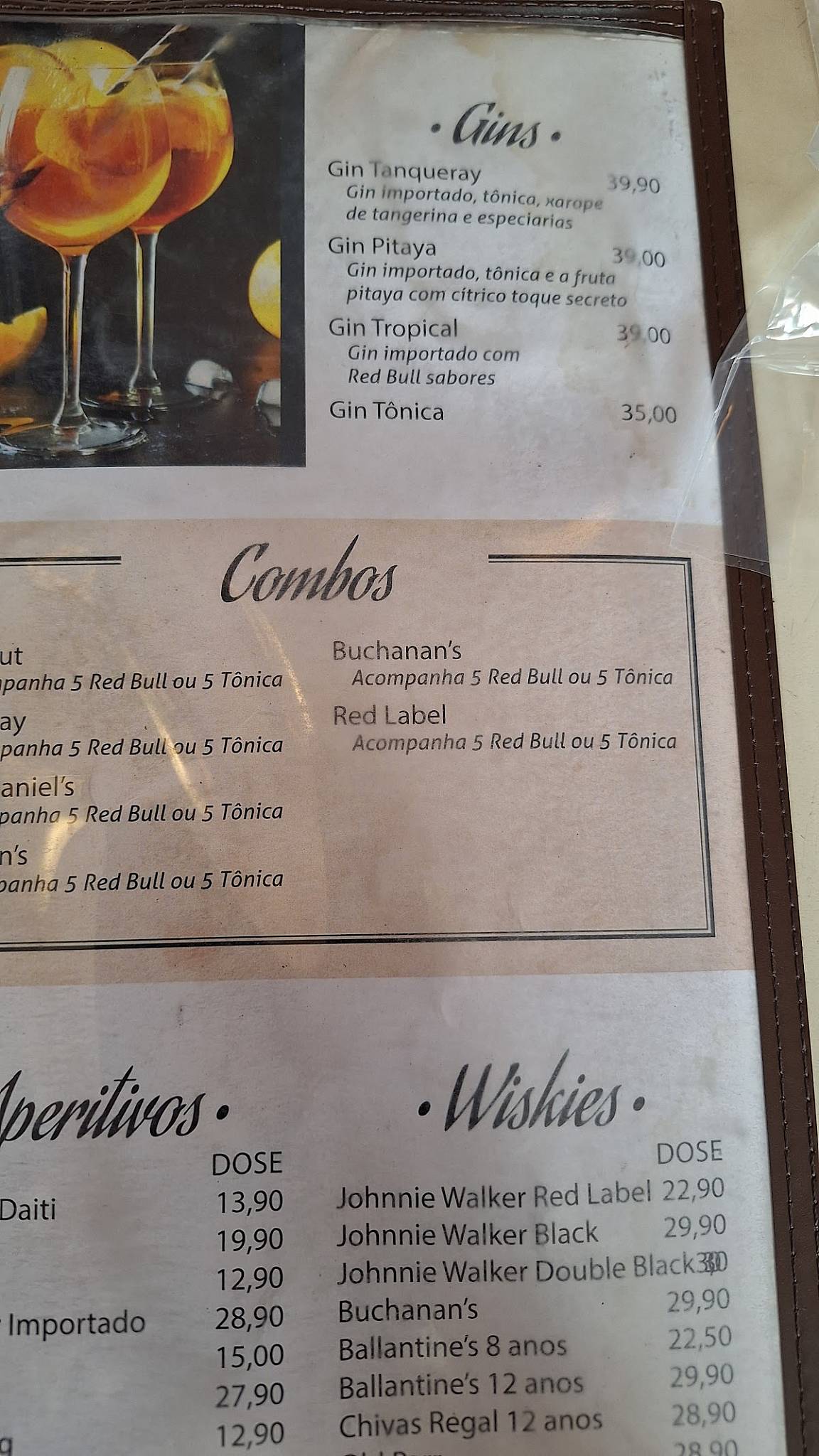 Triângulo do Chopp cardápio