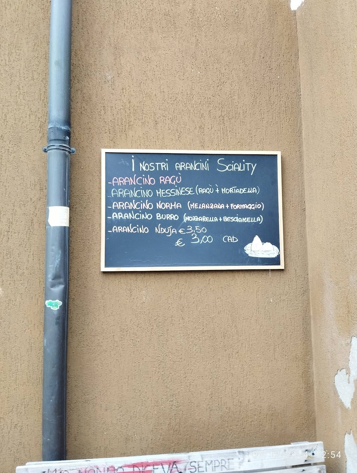 Menu di Sciality - Sapori Siciliani 