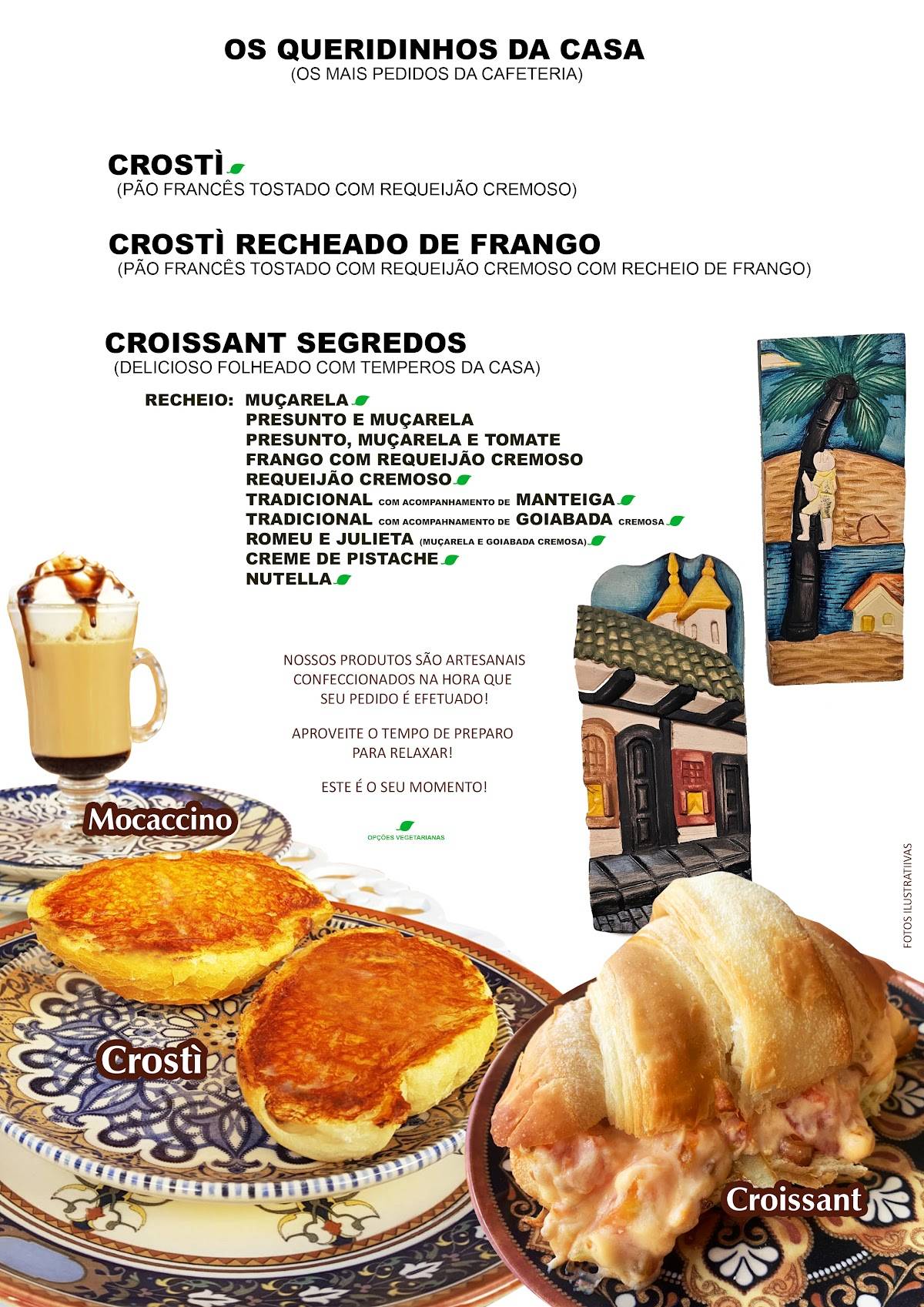 Segredos de Família Café cardápio