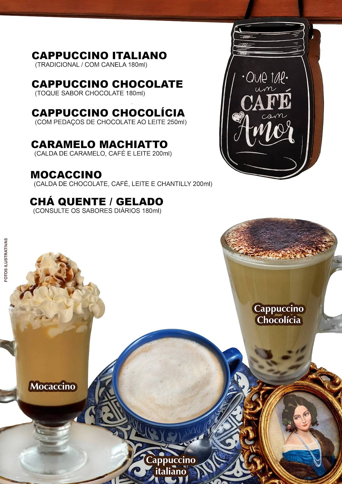 Segredos de Família Café cardápio