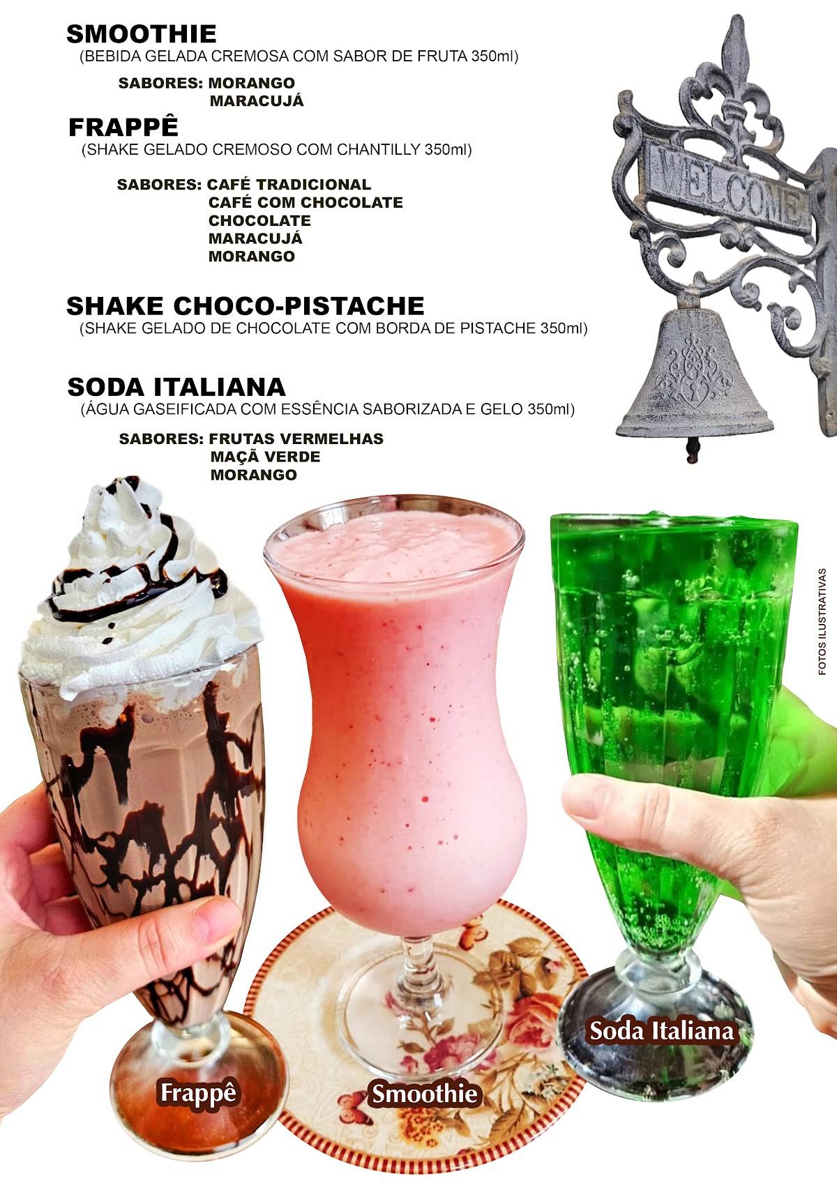 Segredos de Família Café cardápio