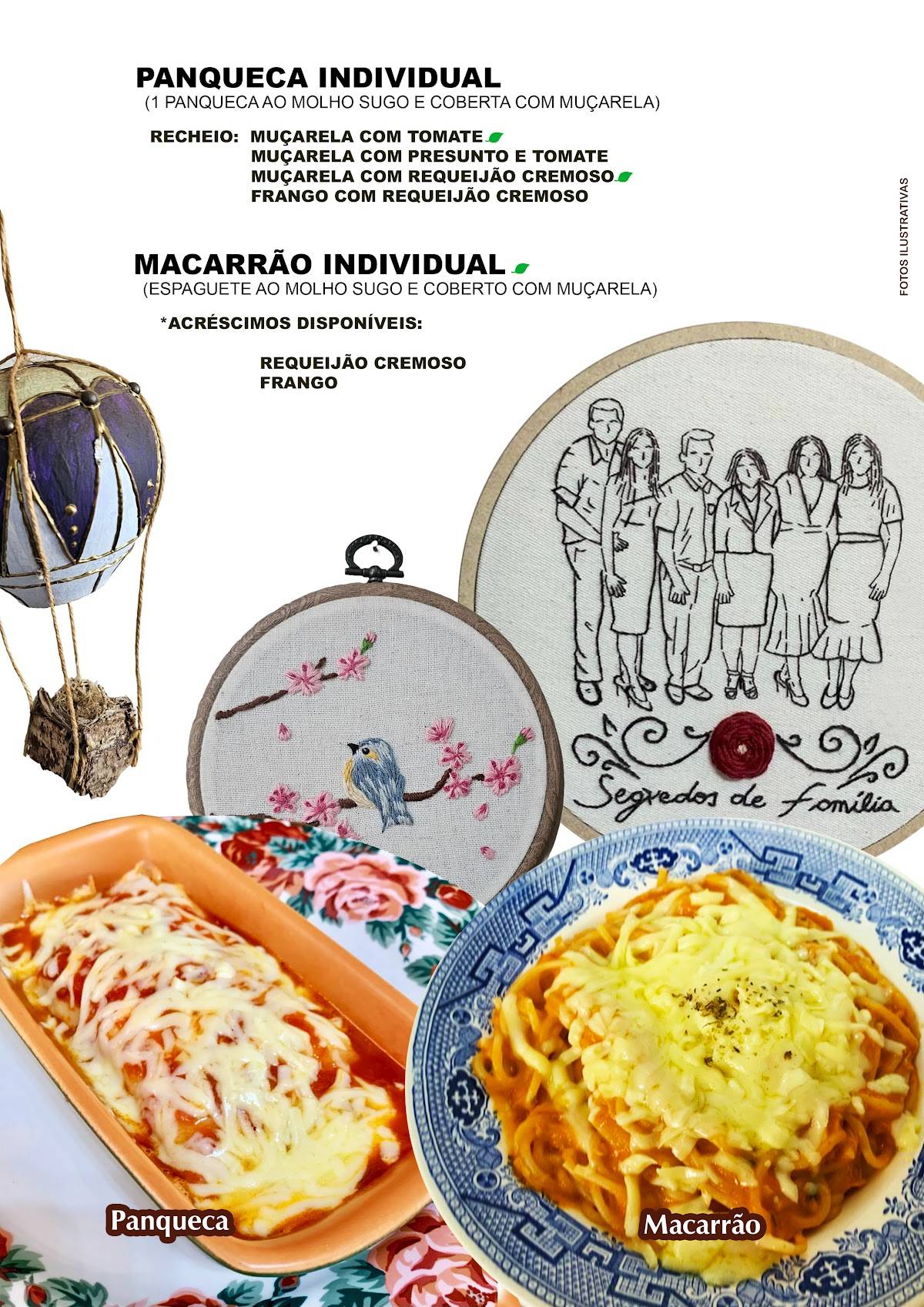 Segredos de Família Café cardápio