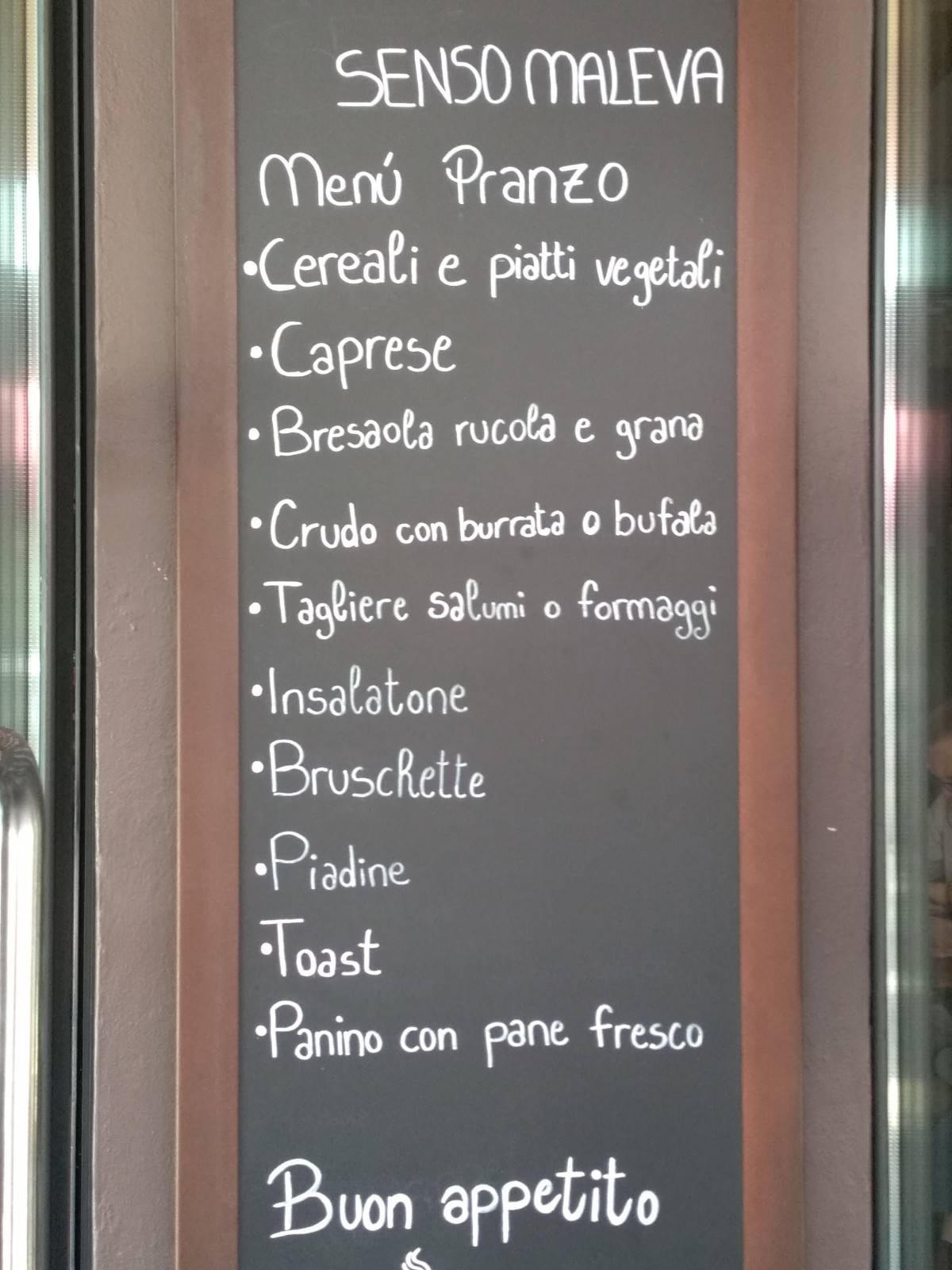 Menu di Maleva Monselice 