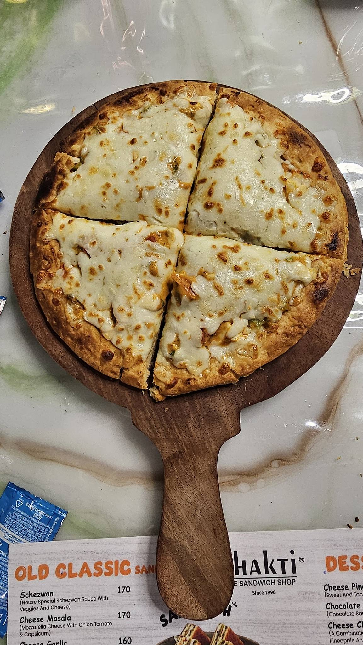 Shakti Sandwich PDPU Gandhinagar menu
