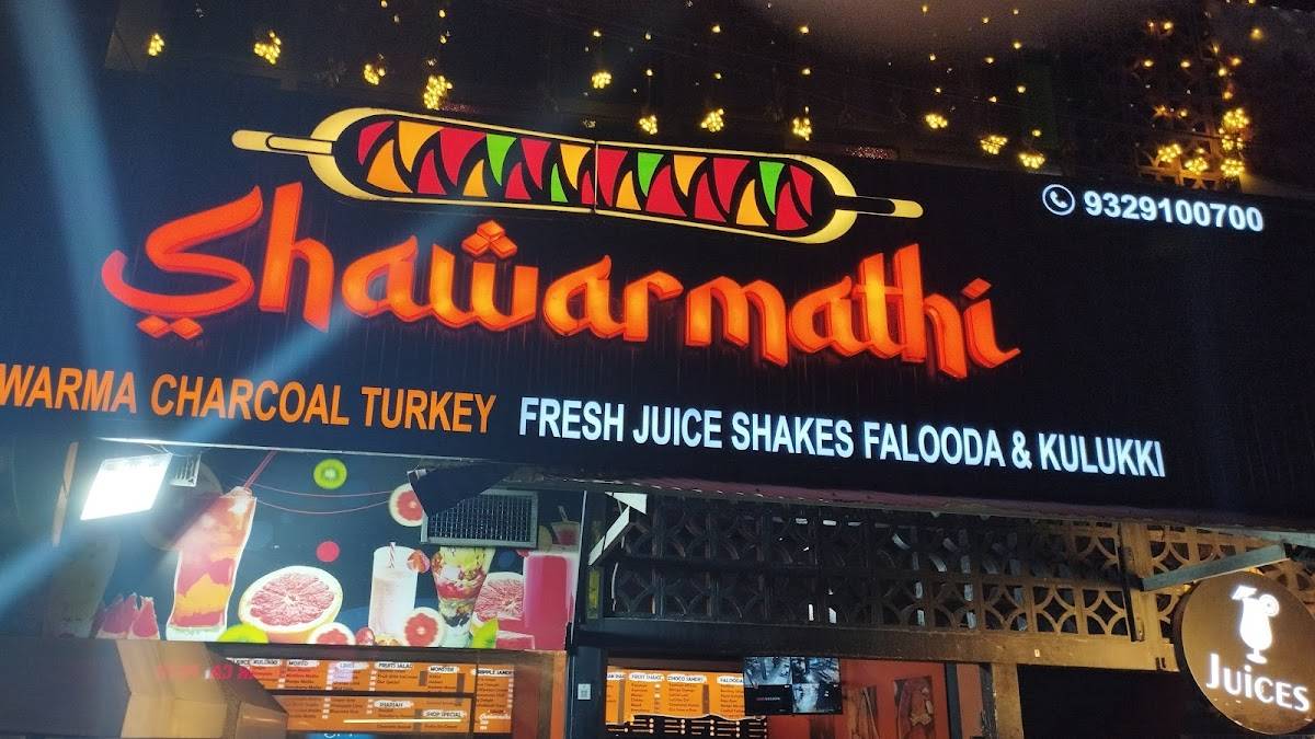 Shawarmathi Kottakkal menu