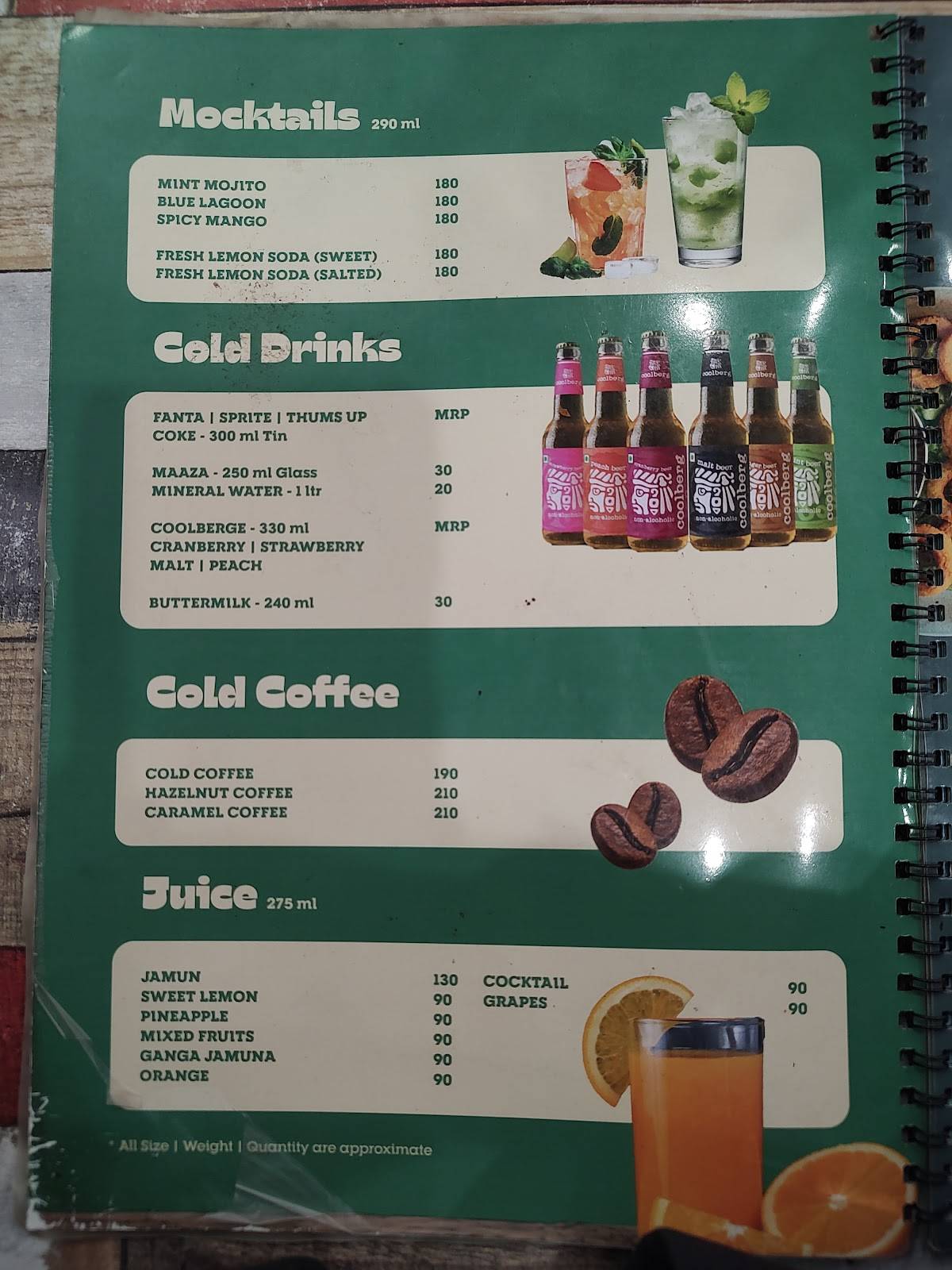Shiv Ice Cream and Fast Food menu