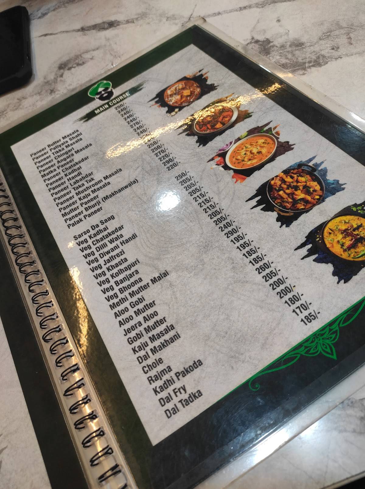 Singh Saab The Paratha House menu