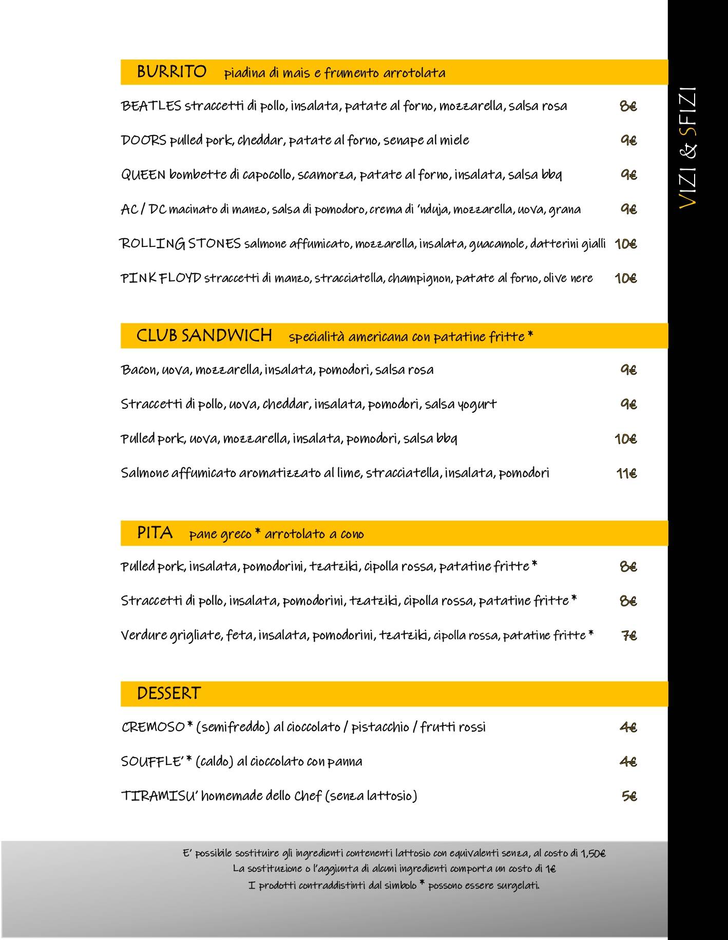 Menu di Solito Posto 