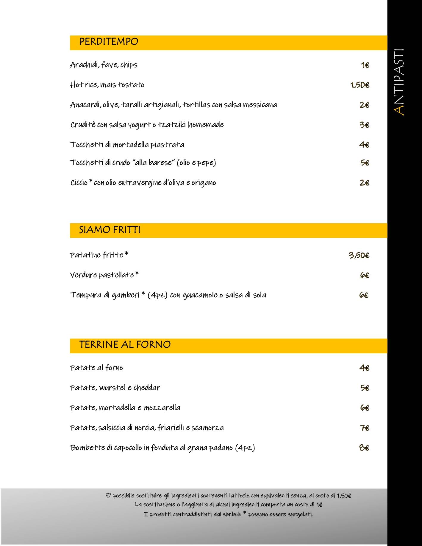Menu di Solito Posto 
