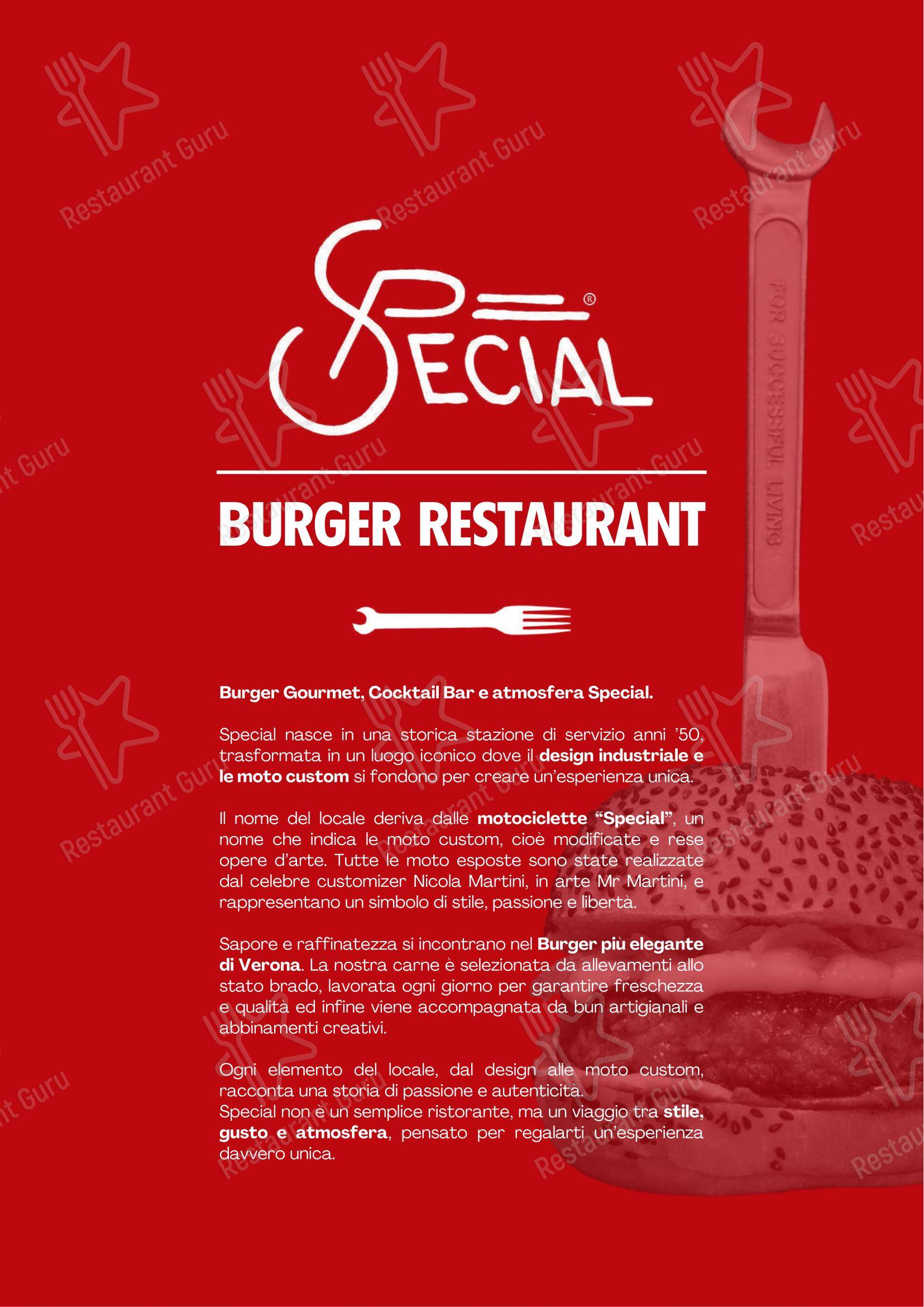 Menu per Special & Mr Martini in Verona