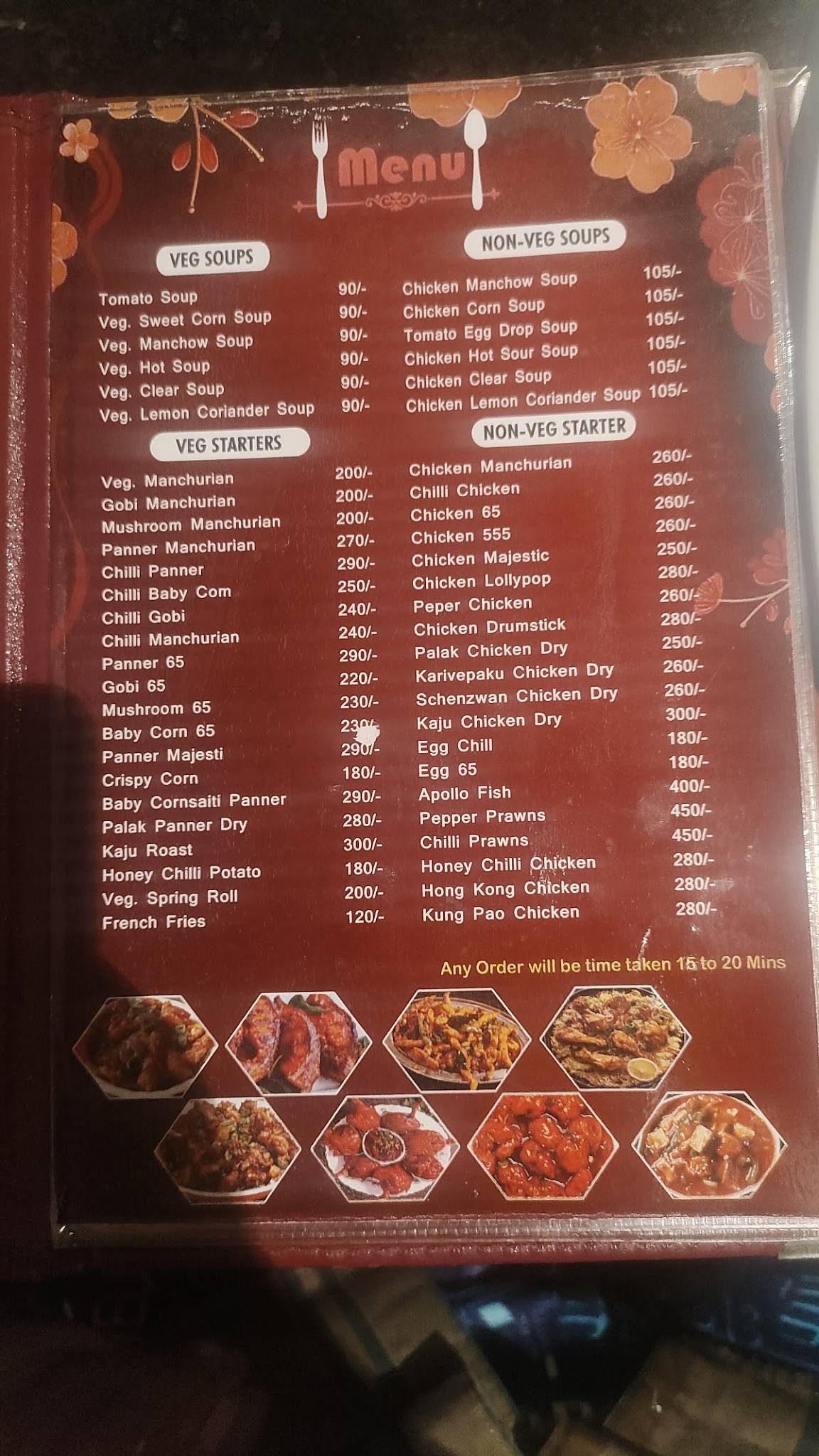 Sri Sai Dhaba Multicusine Family Restaurant menu